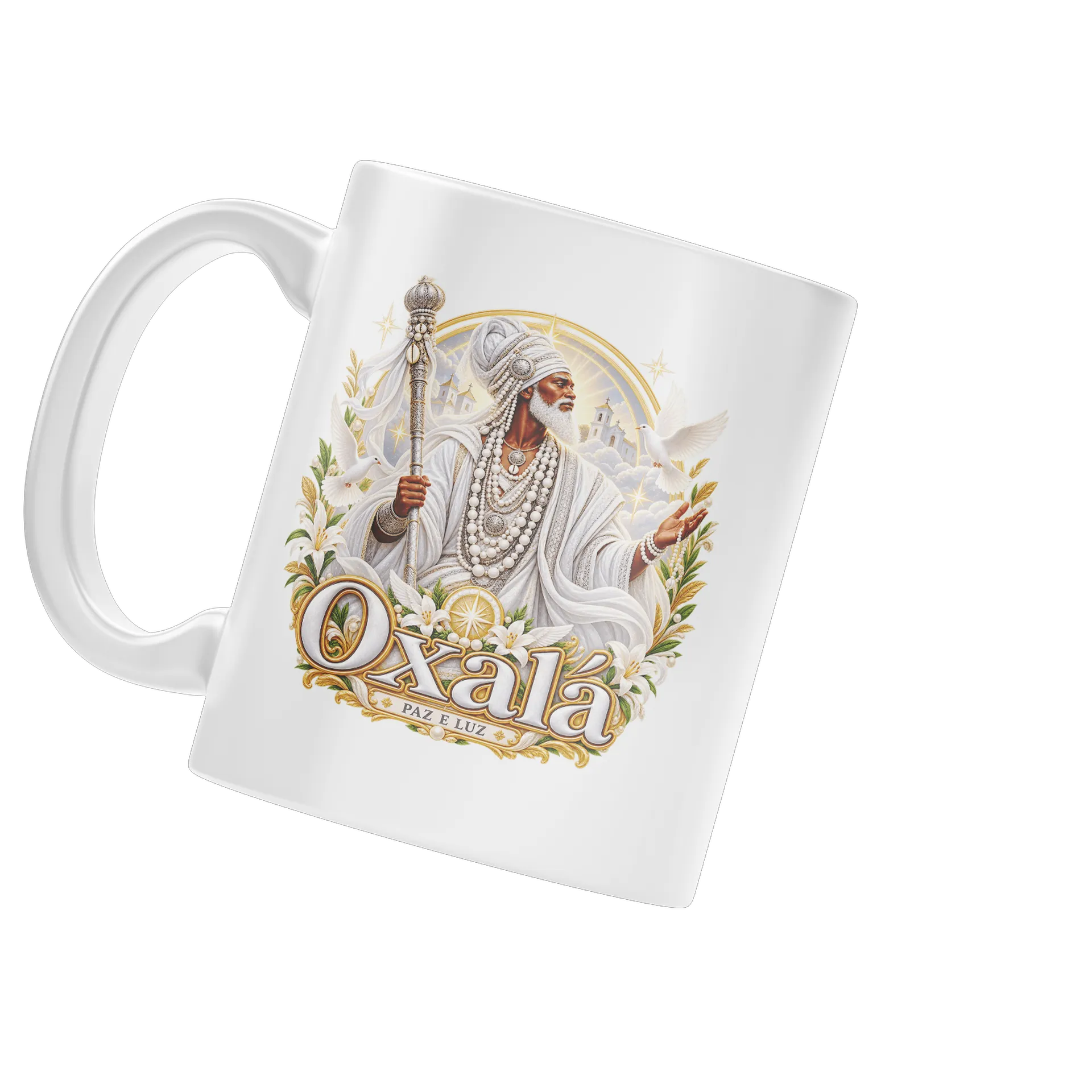 Caneca Oxalá  de Girassol Místico  — imagem 3 de 4