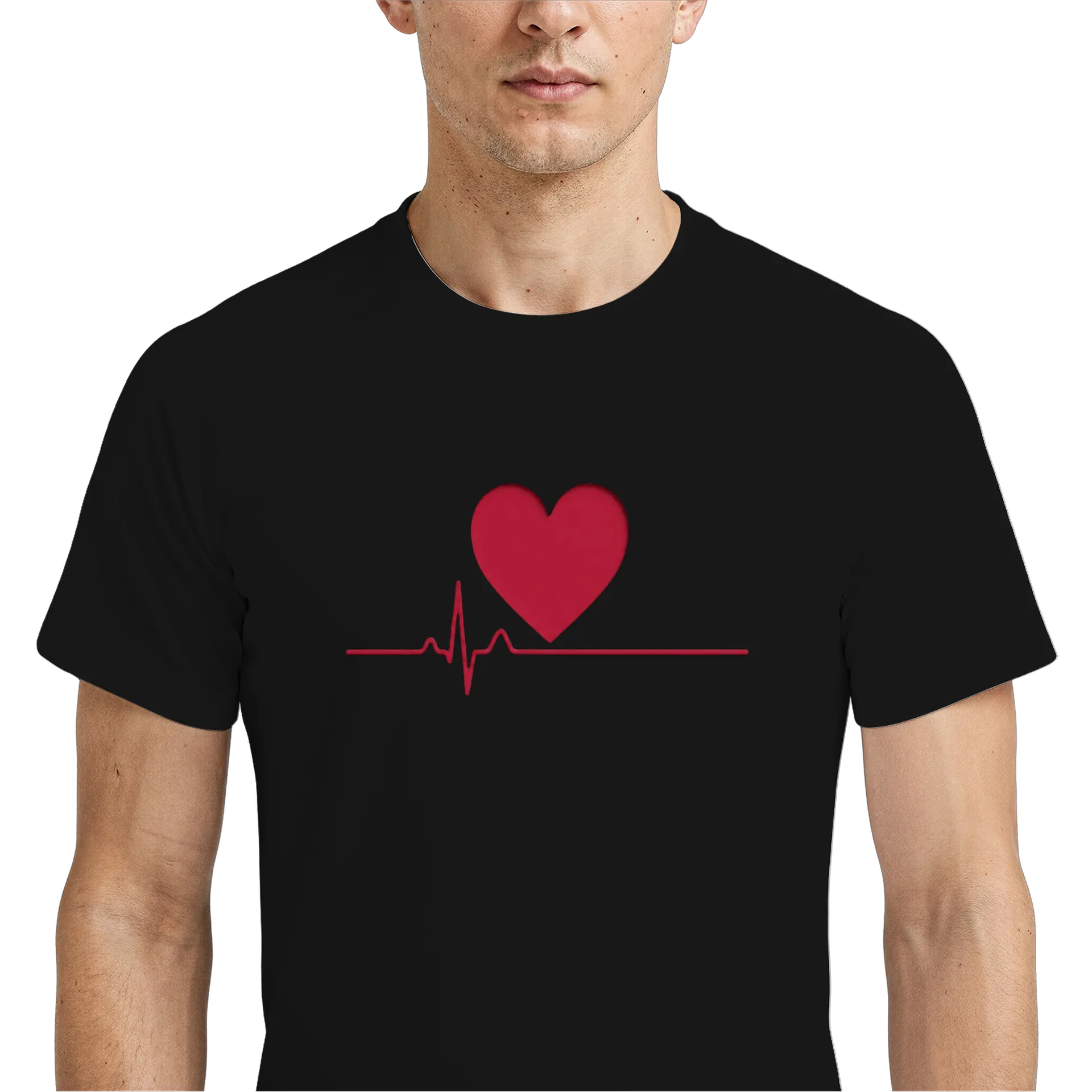 Camiseta Dry Fit Coração Batimento Respirável - Imagem 4