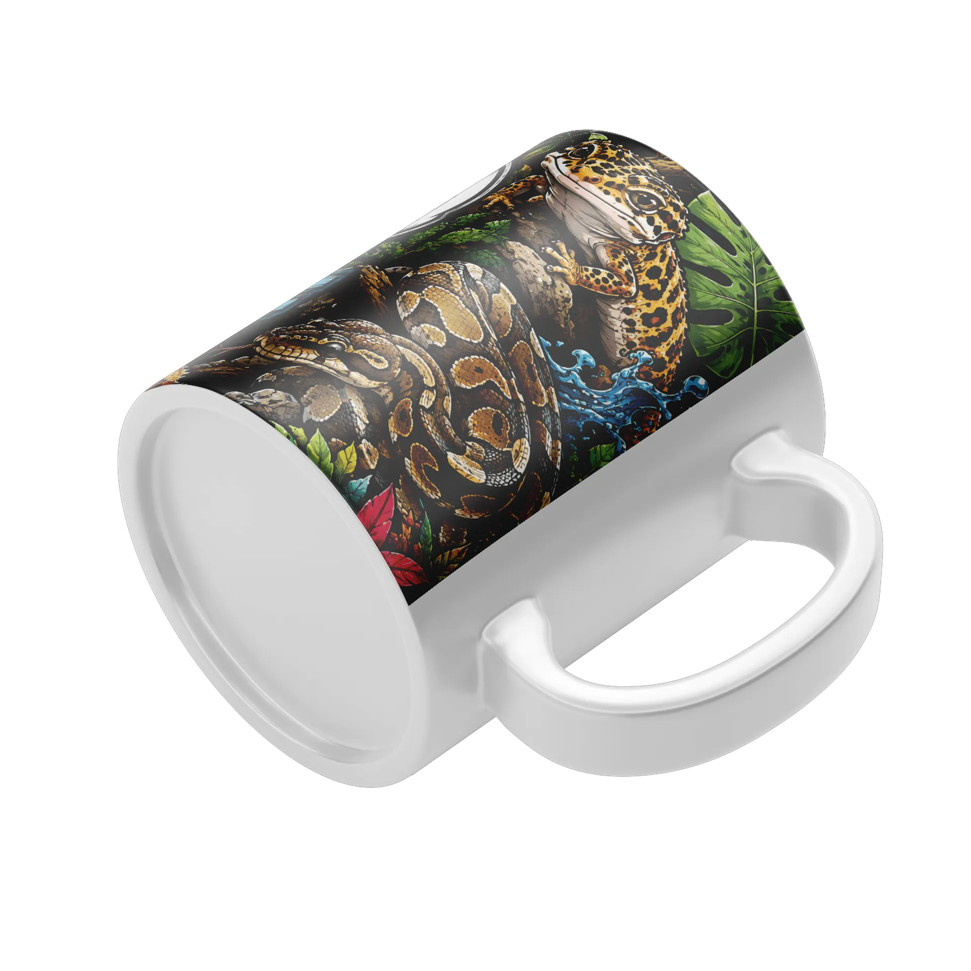 Caneca Porcelana Répteis FaelReef - Imagem 4