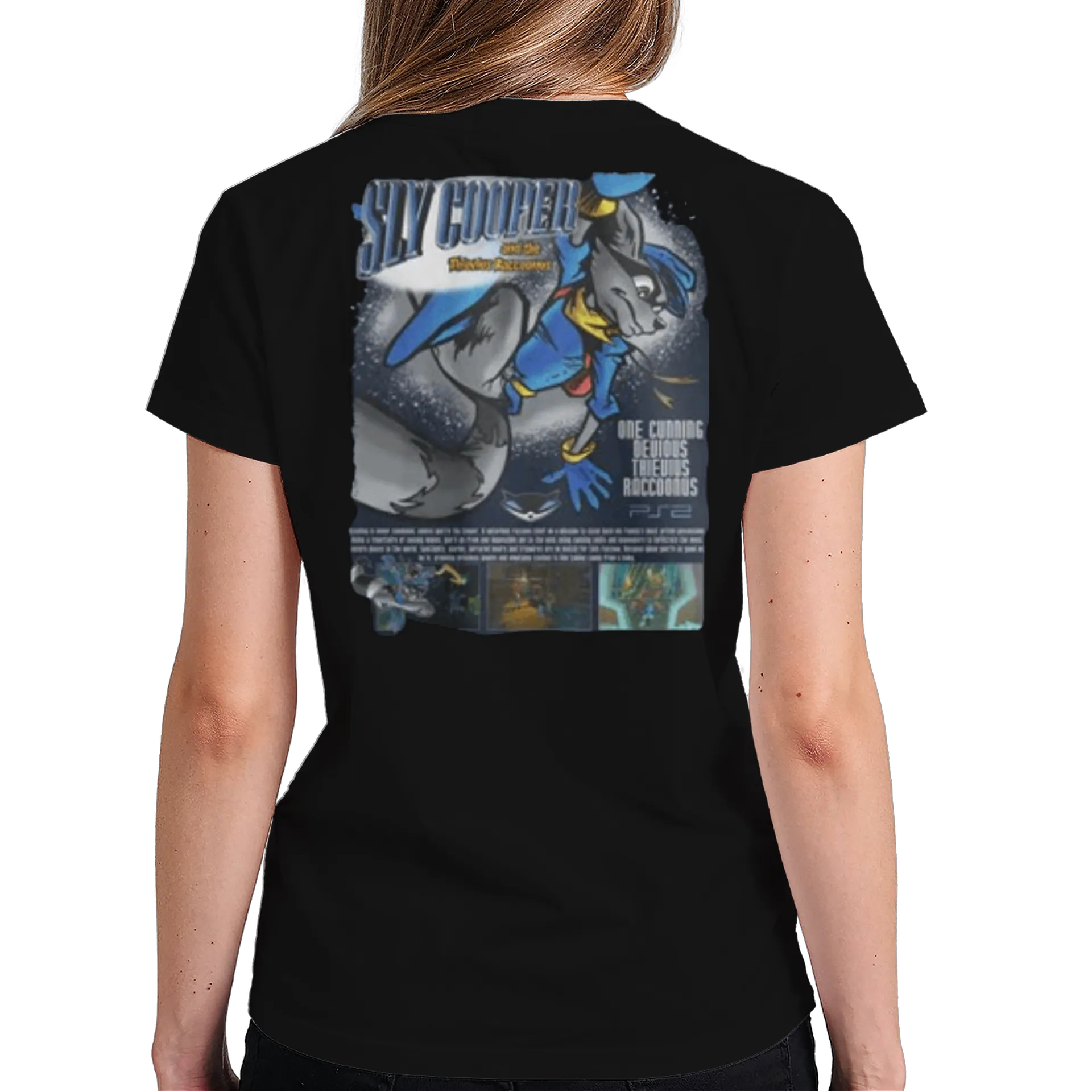 Camiseta Sly Cooper Estampa Rato 100% Algodão - Imagem 6