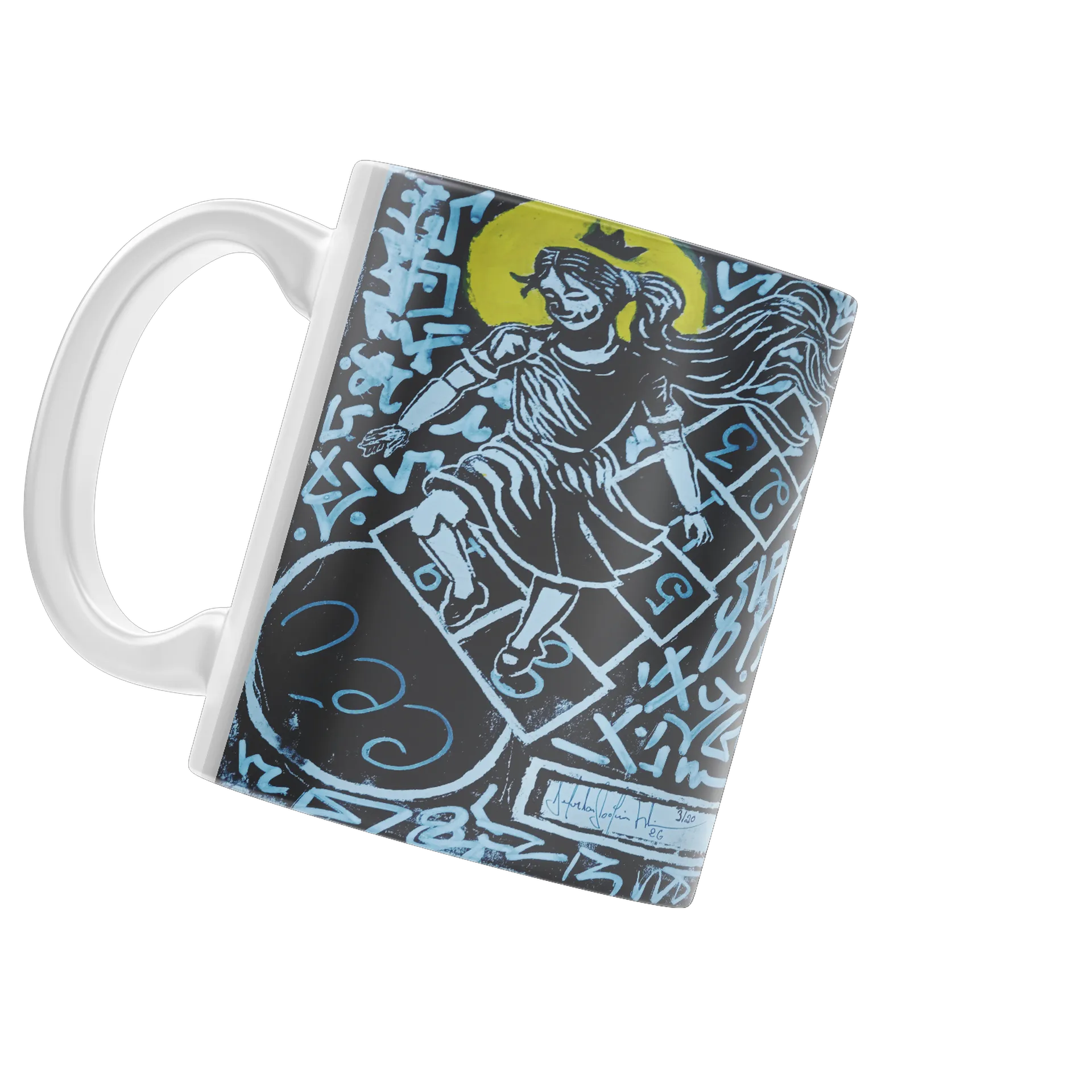 Caneca A Pequena Rainha da Amarelinha - Imagem 1