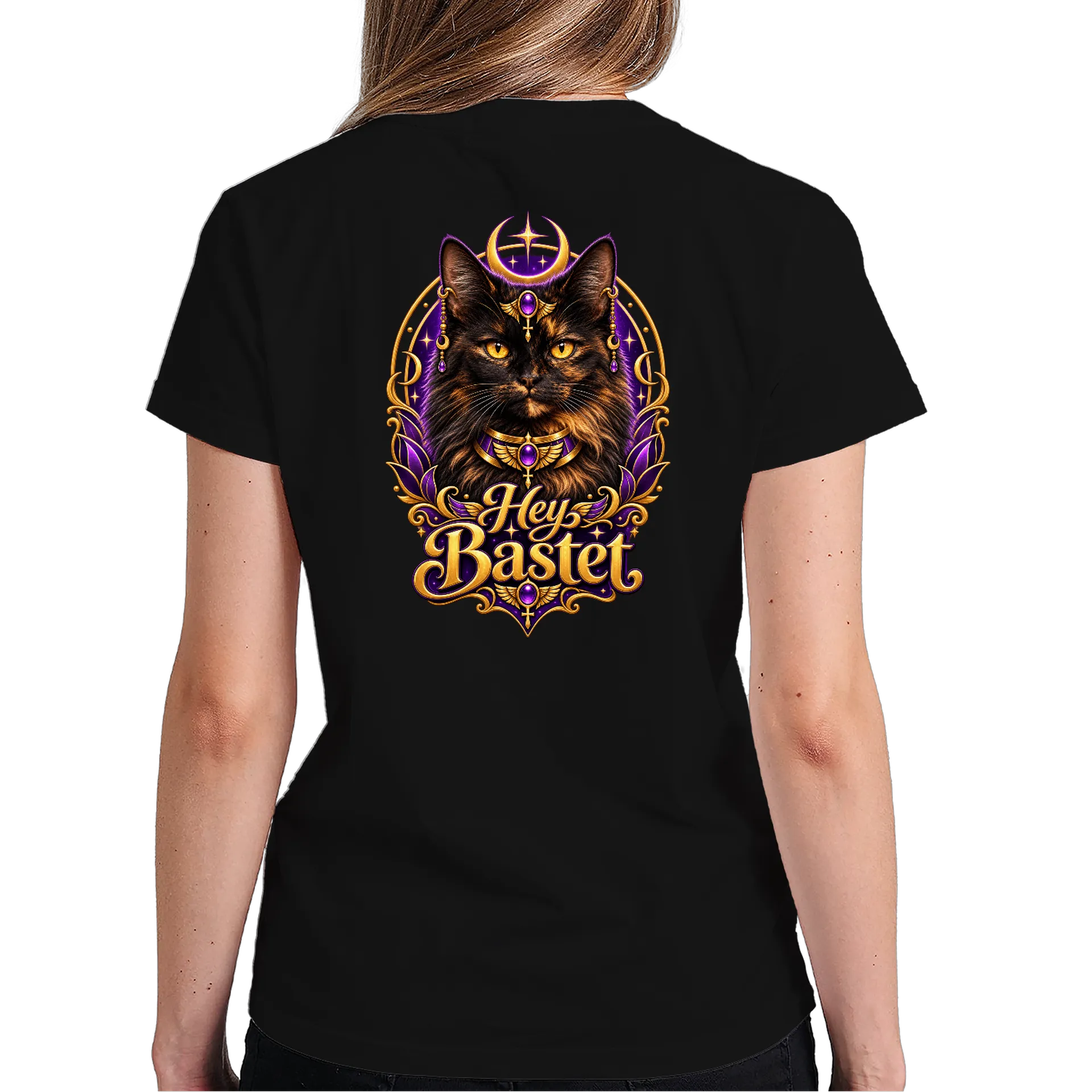 Camiseta Hey Bastet – Guardiã Felina de HeyBastet — imagem 5 de 6