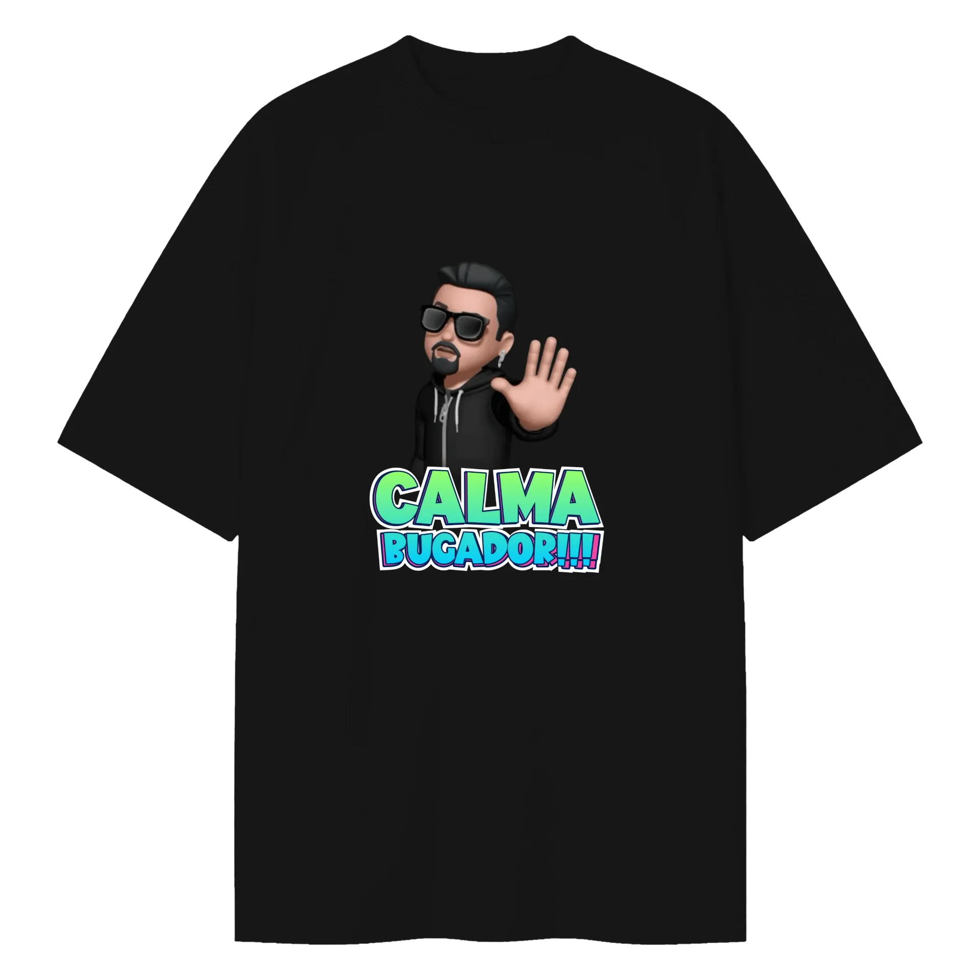 Camiseta Oversized Bugador de DLuk Live
