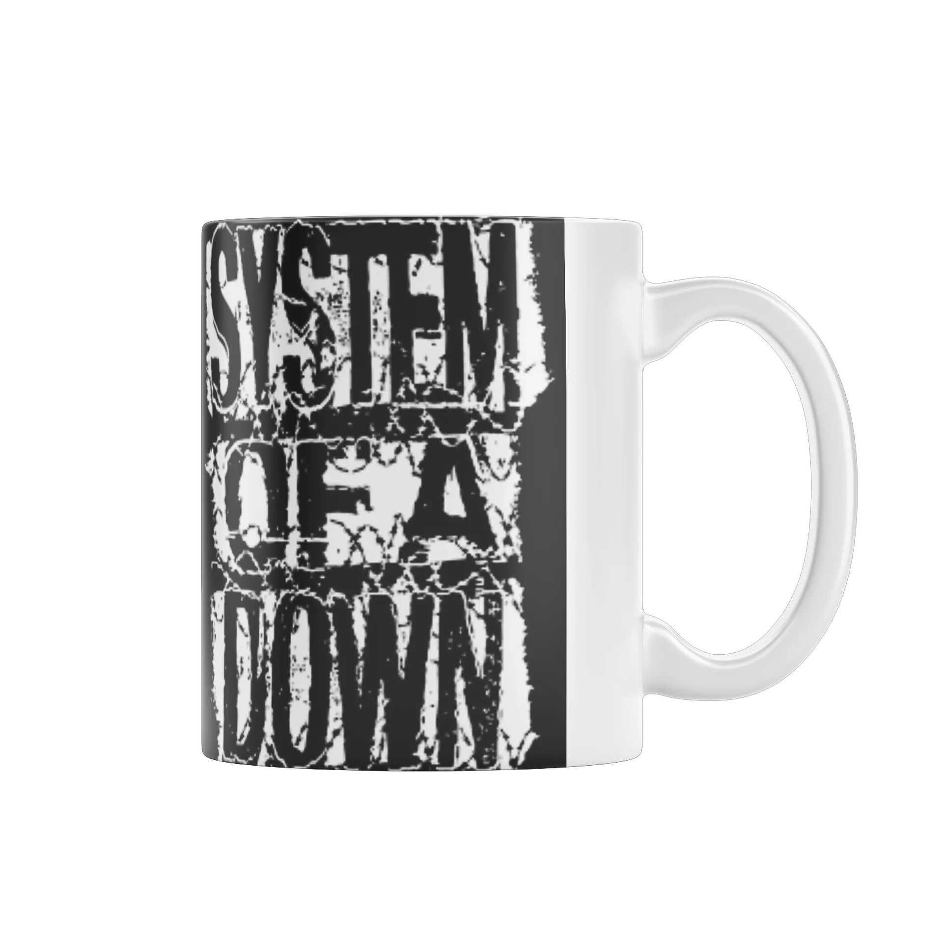 Caneca Porcelana Estampa System of a Down 325ml - Imagem 1