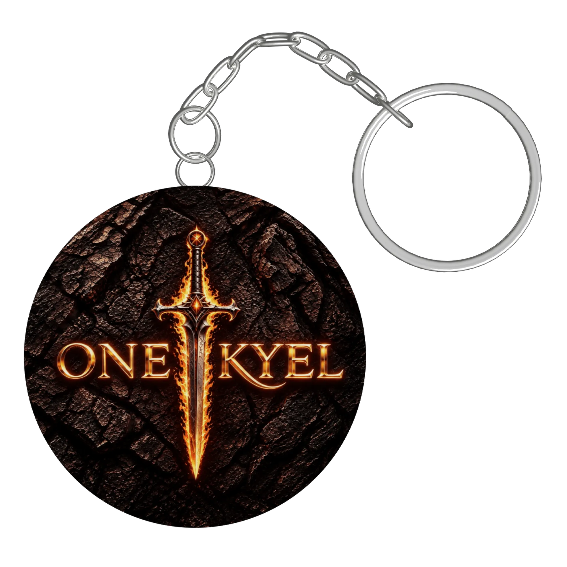 Chaveiro Logotipo One Kyel MDF 5x5cm de One Kyel