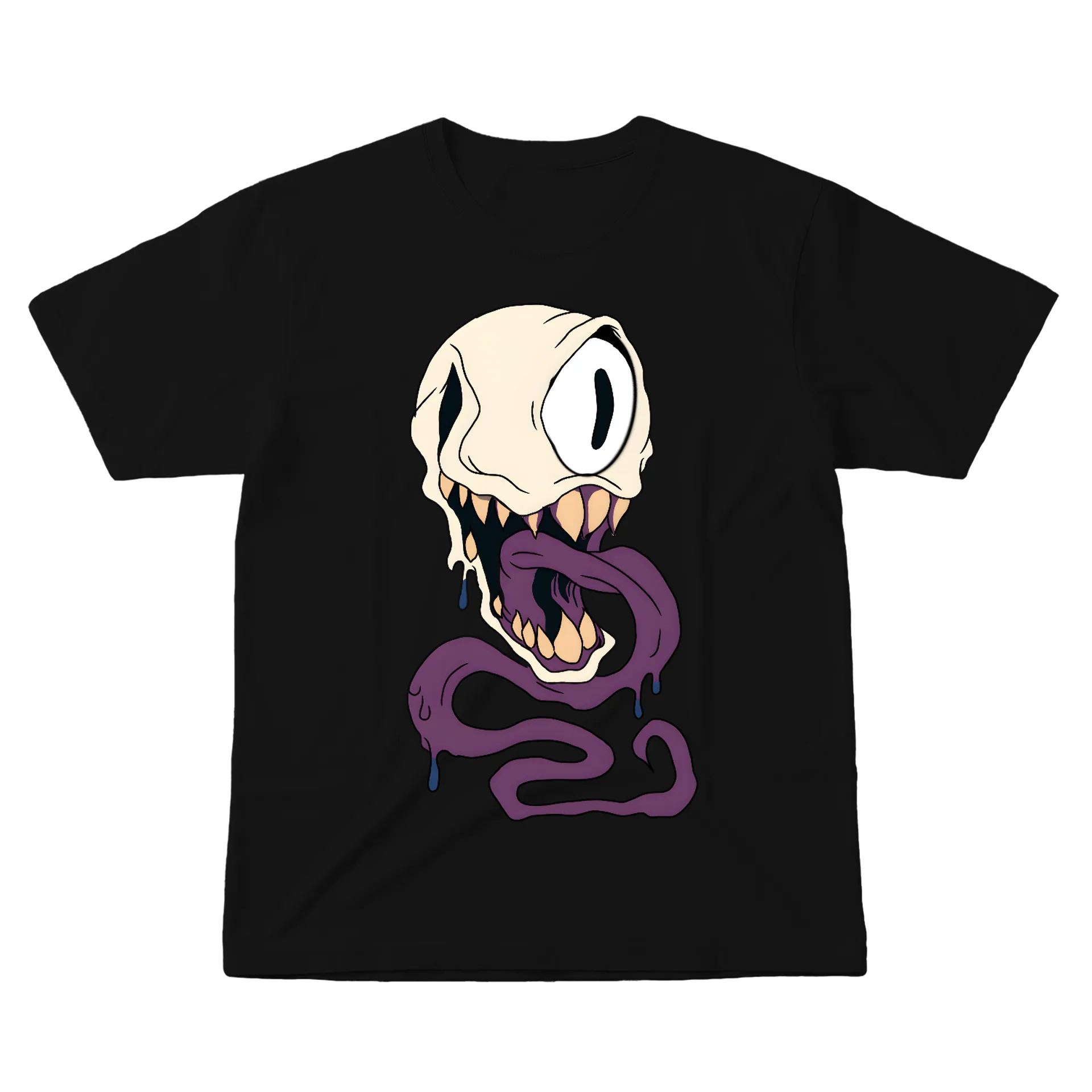 Camiseta Cabeça de Alien Cubo Sombrio 100% Algodão - Imagem 1