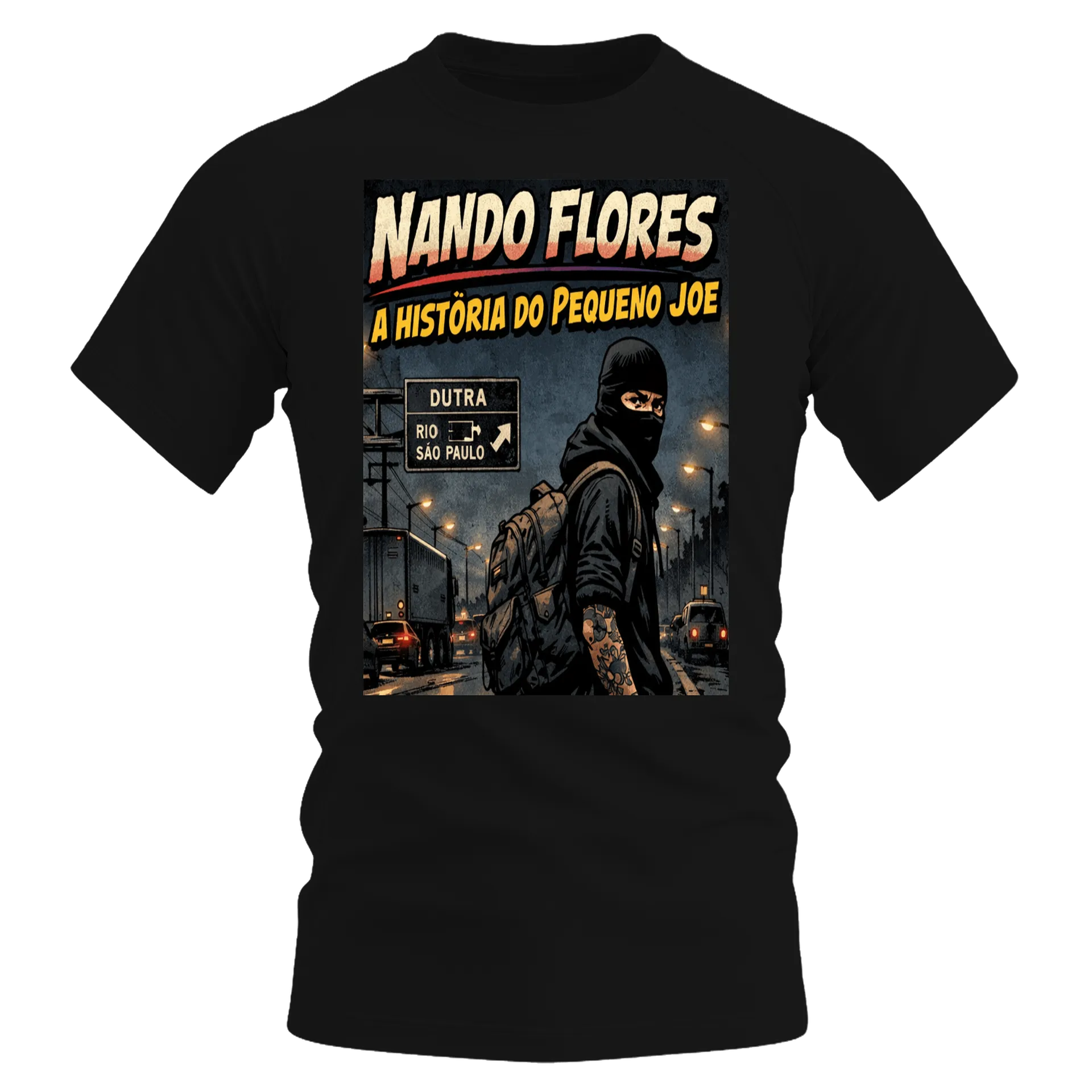 Camiseta Dry Fit Estampa Nando Flores 100% Algodão de Nando Flores
