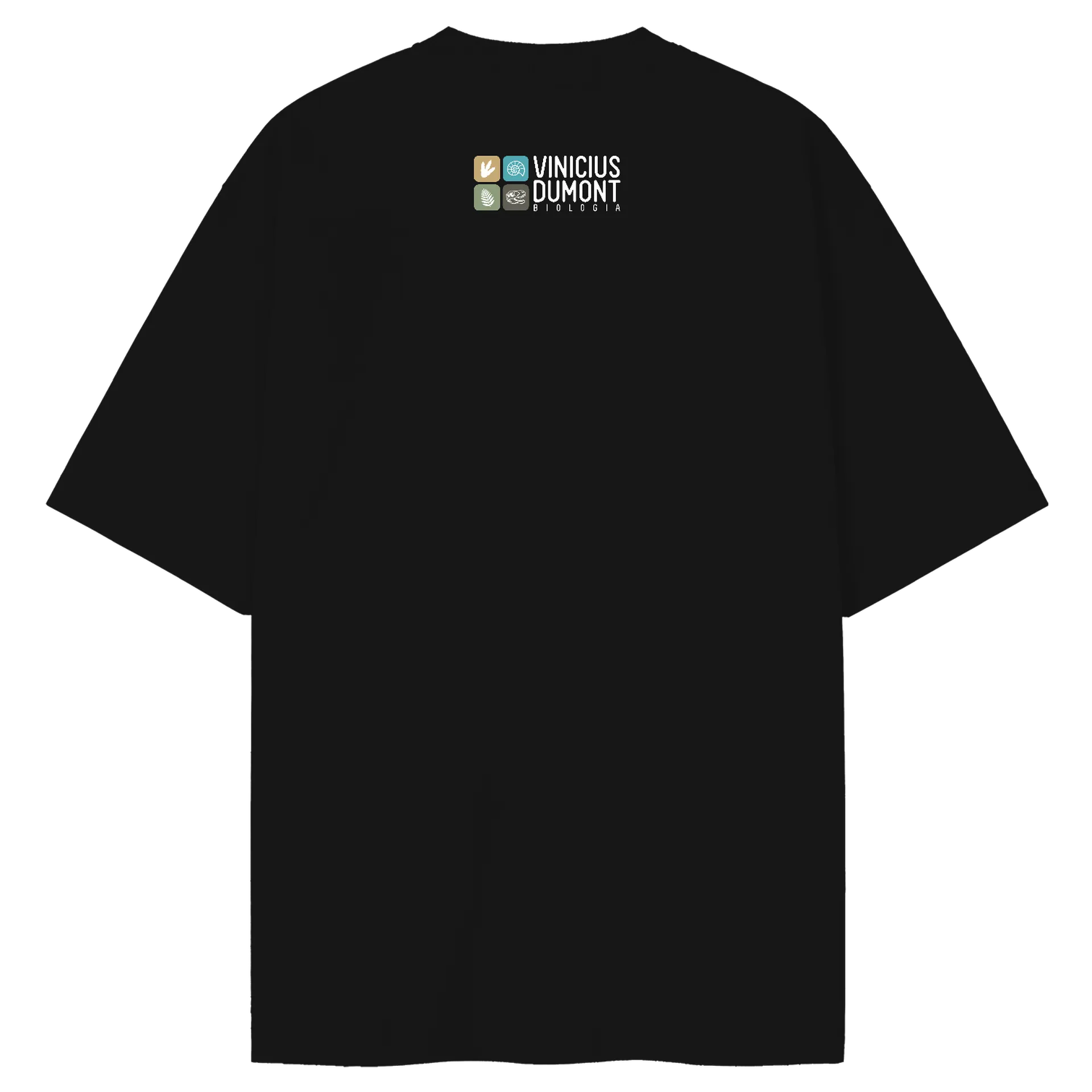 Camiseta Oversized Árvore fida DNA Verde Preto 100% Algodão - Imagem 2