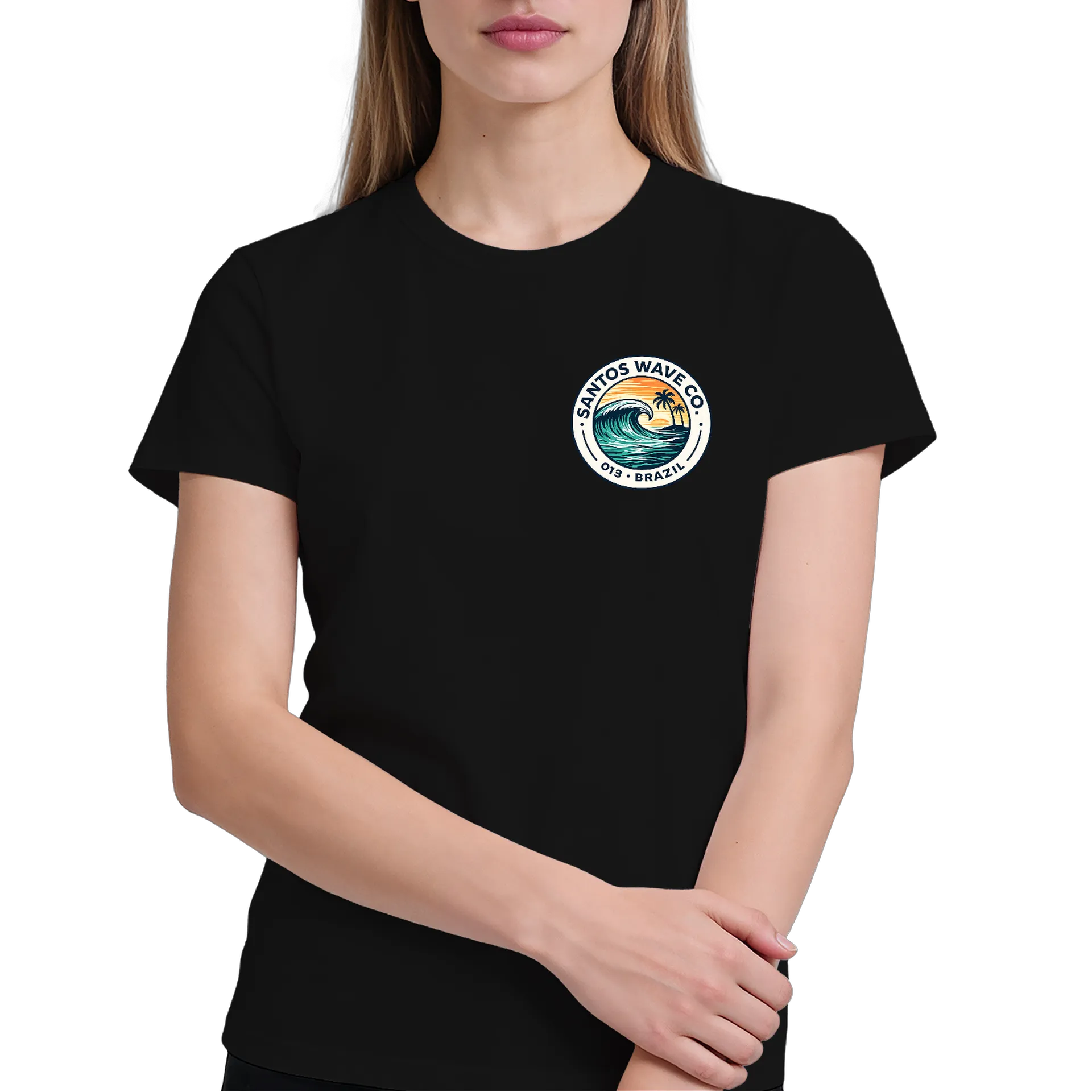 Camiseta Surf Wave Logo 100% Algodão - Imagem 4