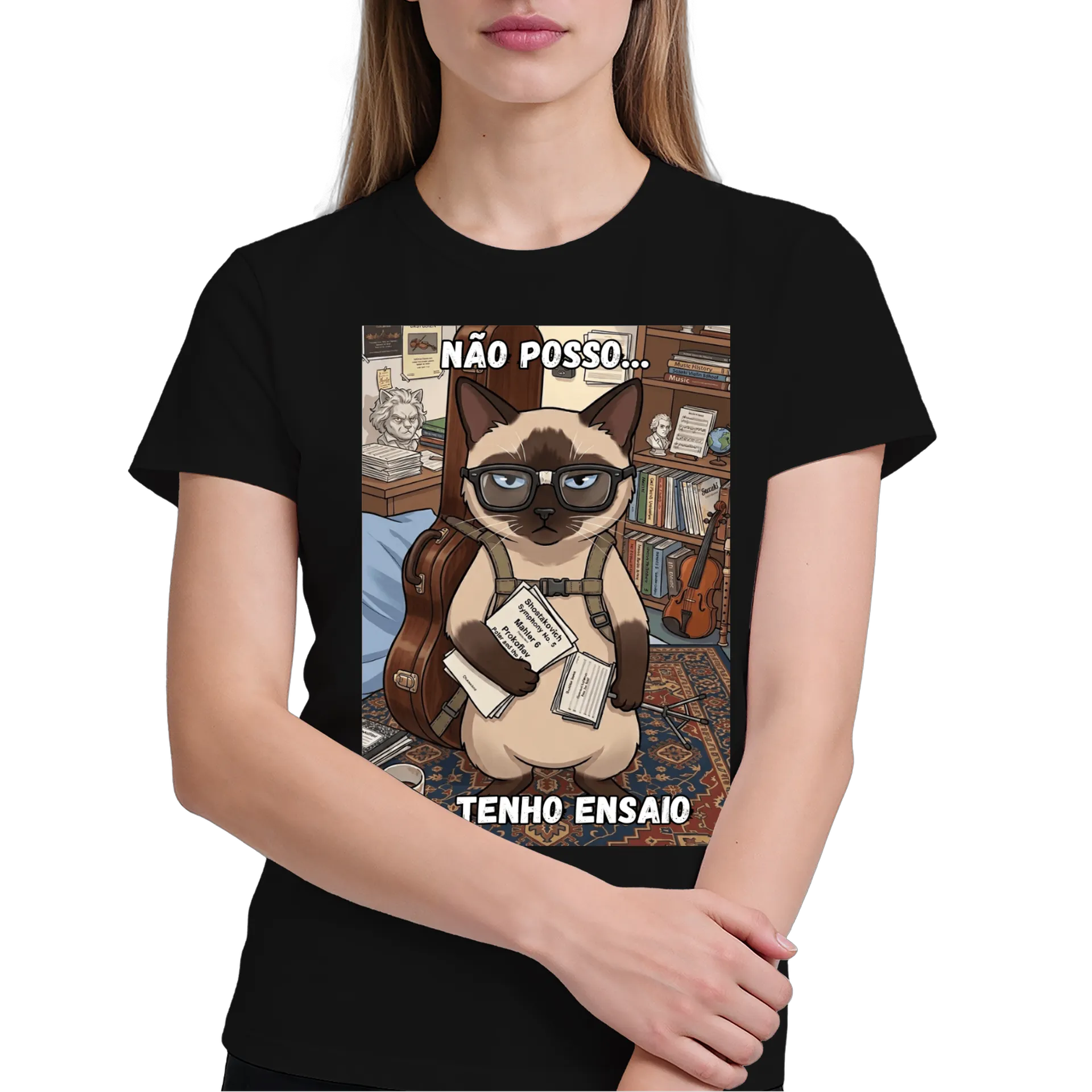 Camiseta “Não posso, tenho ensaio” - Imagem 4