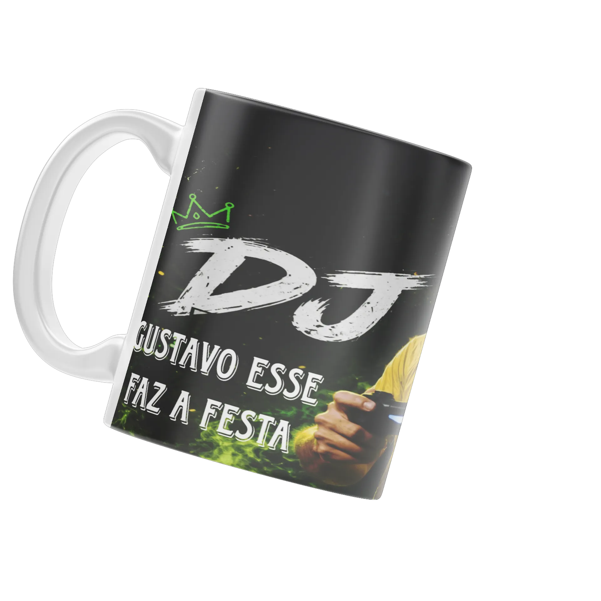 Caneca personalizada de DJ Gustavo Esse Faz a Festa Store 🛍️ — imagem 3 de 4