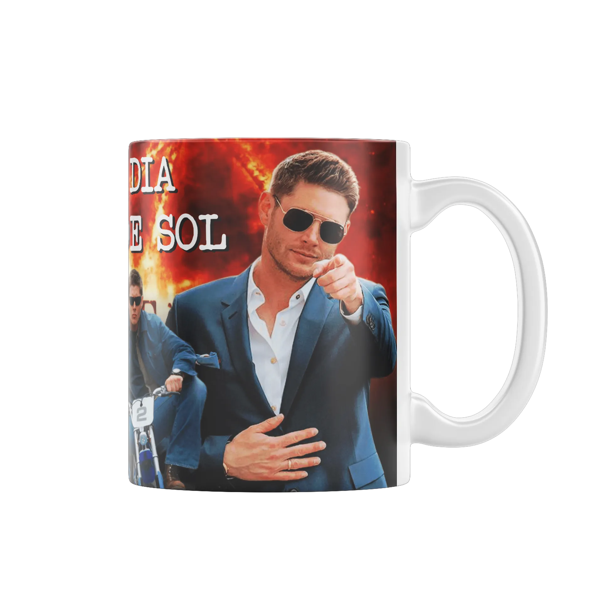 Caneca Dean Winchester Bom Dia Raio de Sol - Imagem 1