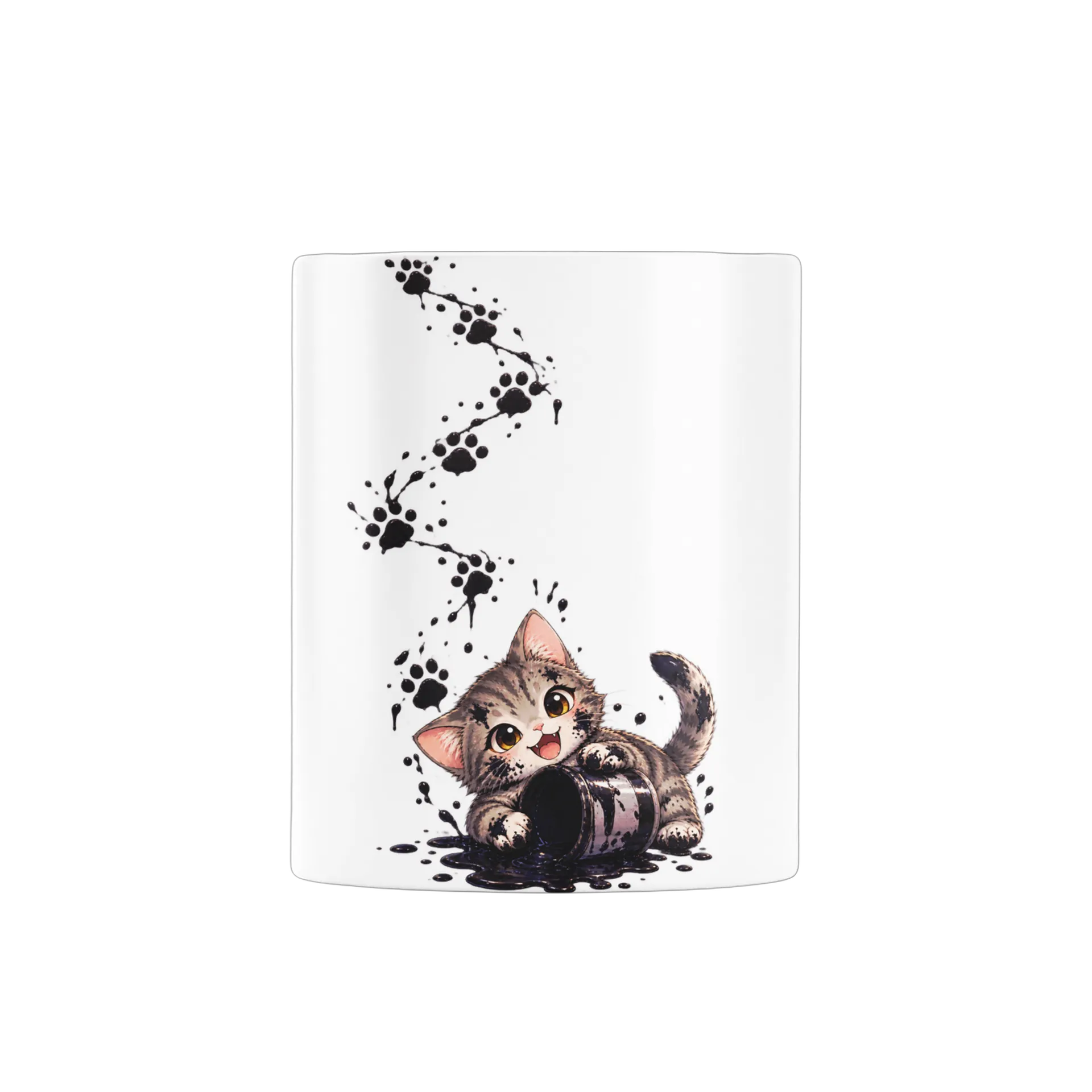 Caneca Porcelana Gatinhos Brincalhões 325ml - Imagem 2