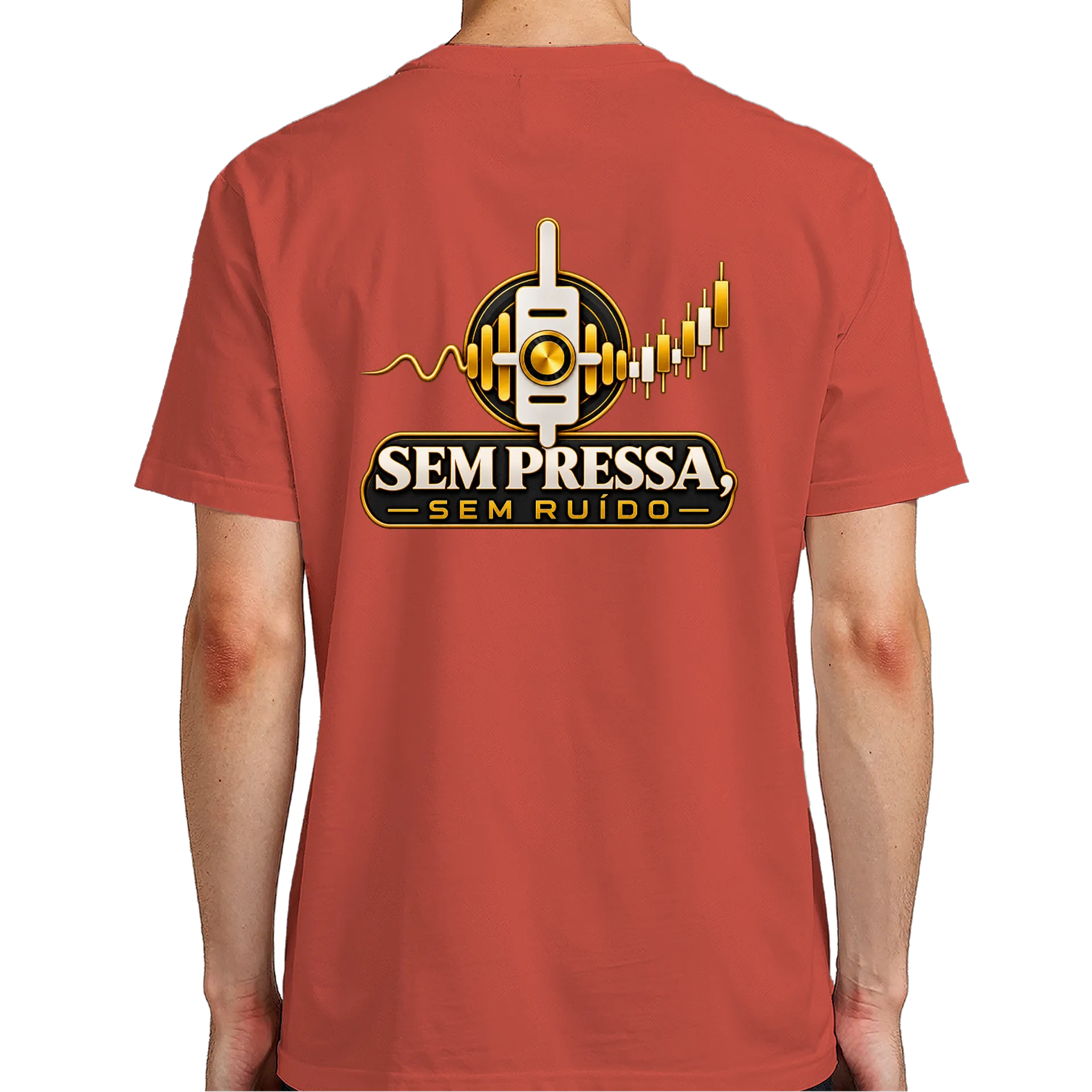 Camiseta Sem Pressa Sem Ruído 100% Algodão - Imagem 7