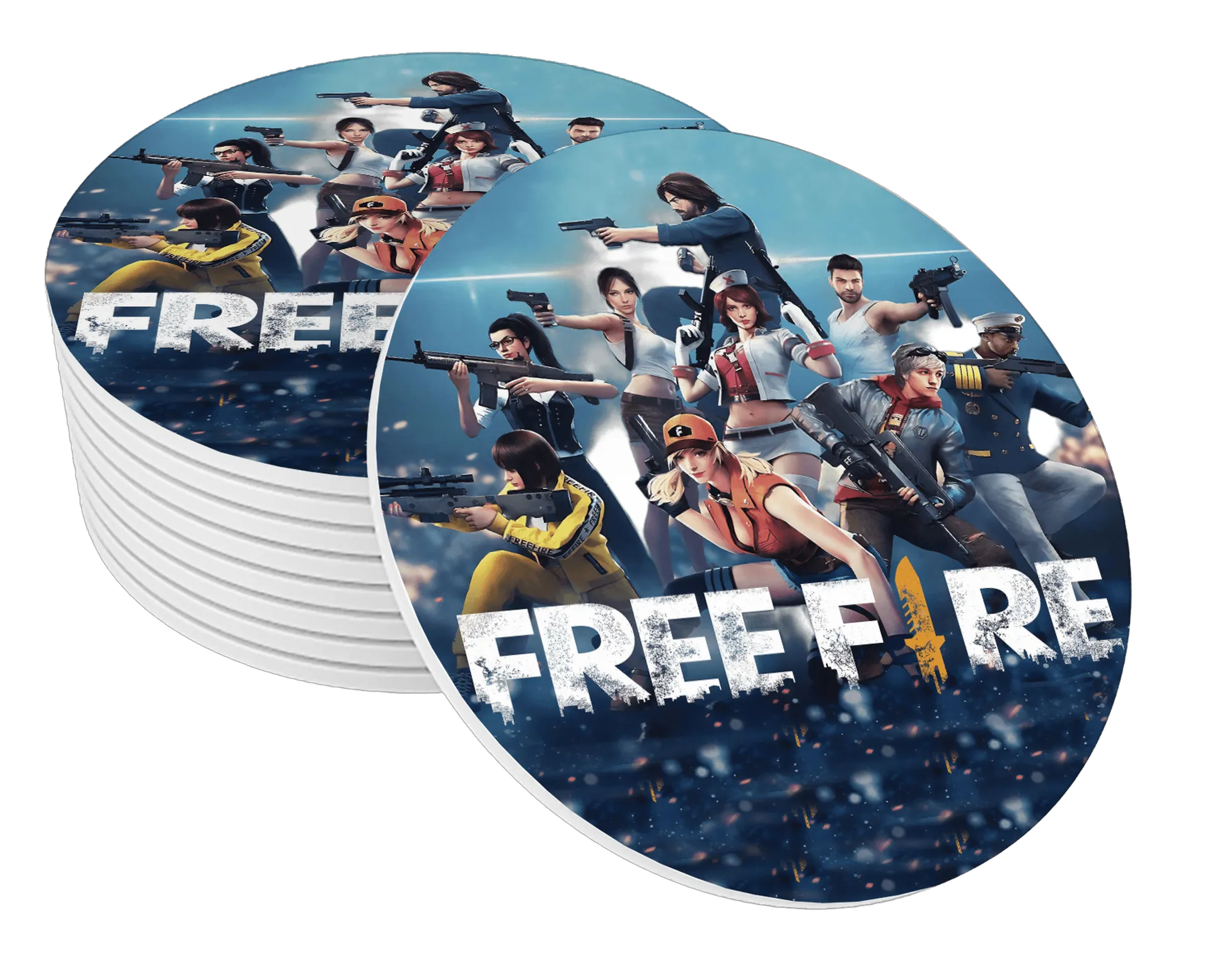 Porta-copos personalizado FREE FIRE - Imagem 1