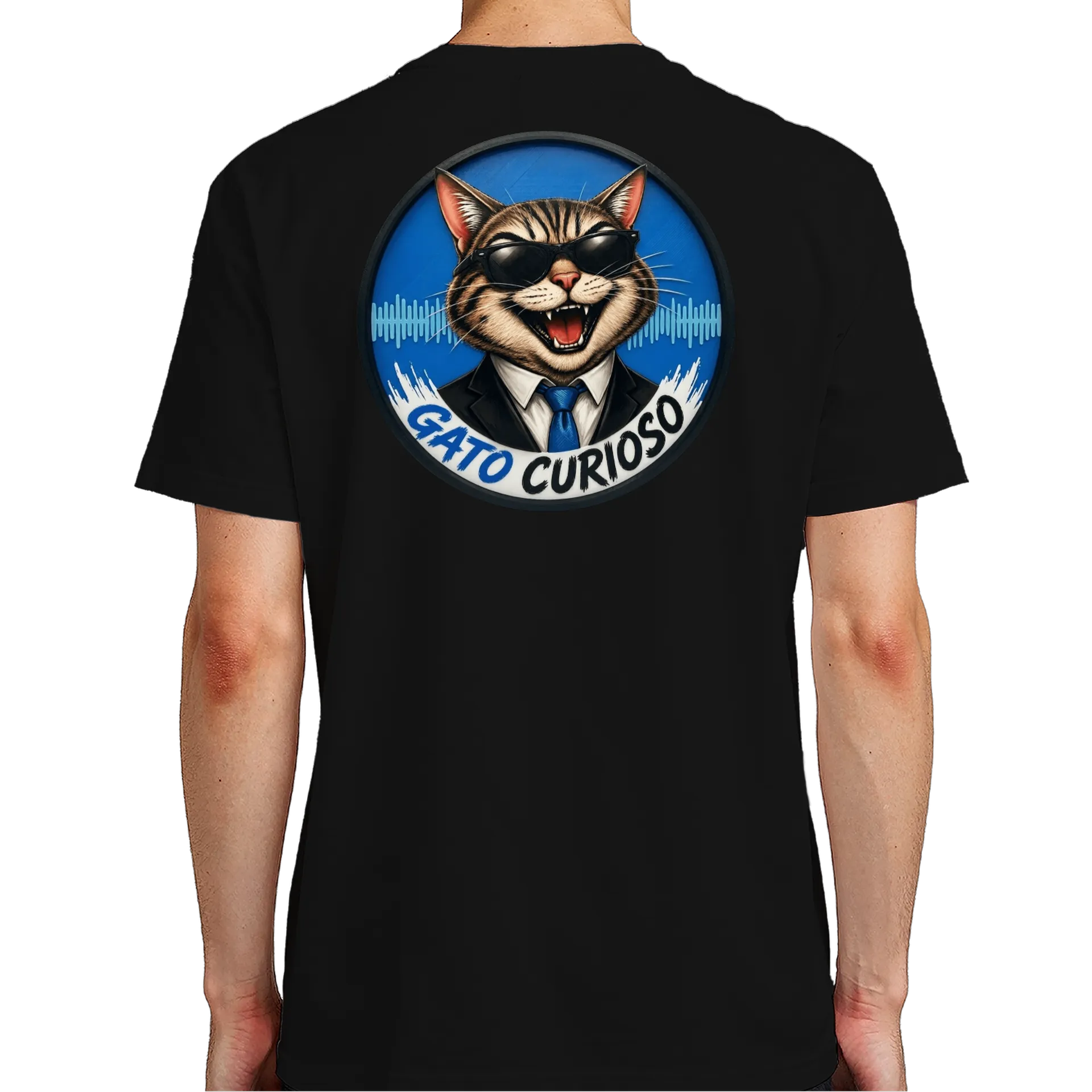 Camiseta personalizada de Gato Curioso  — imagem 6 de 6