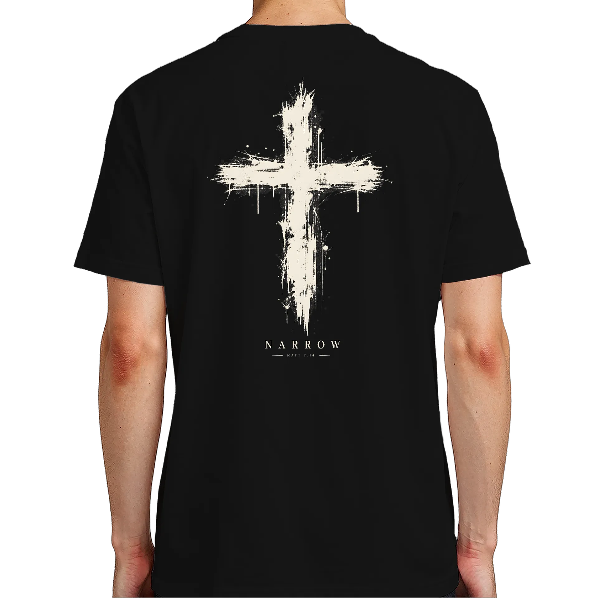 Camiseta Estampa Narrow Cruz Grunge 100% Algodão de NARROW — imagem 6 de 6