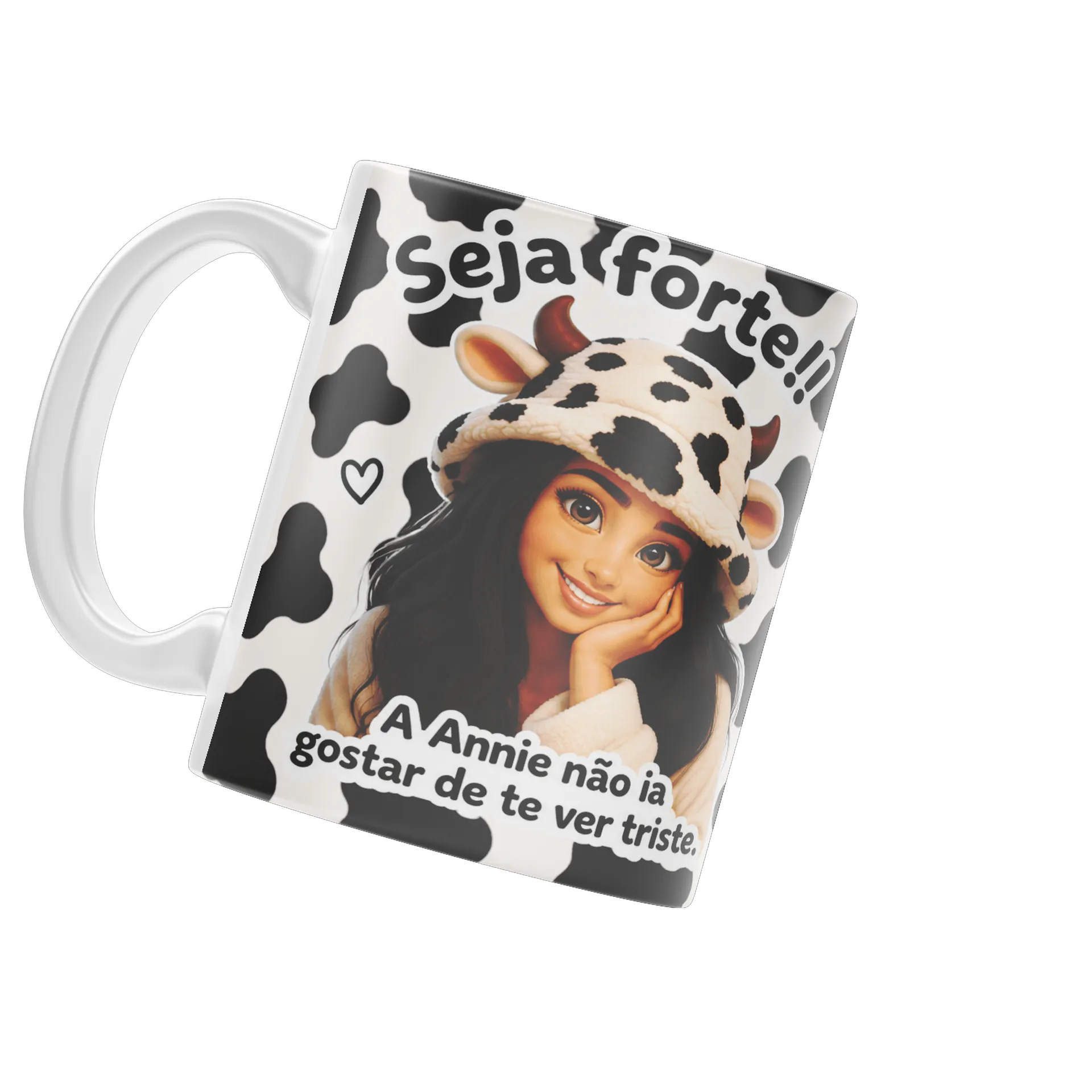 Caneca personalizada - Seja forte 🐮 - Imagem 3
