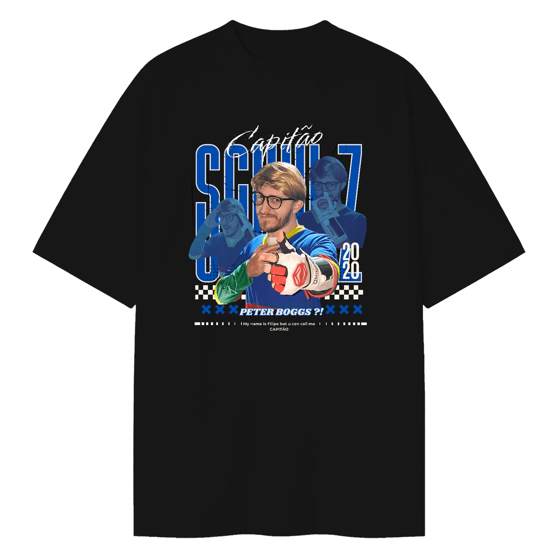 Camiseta Oversized Capitão Schulz de Capitão Schulz