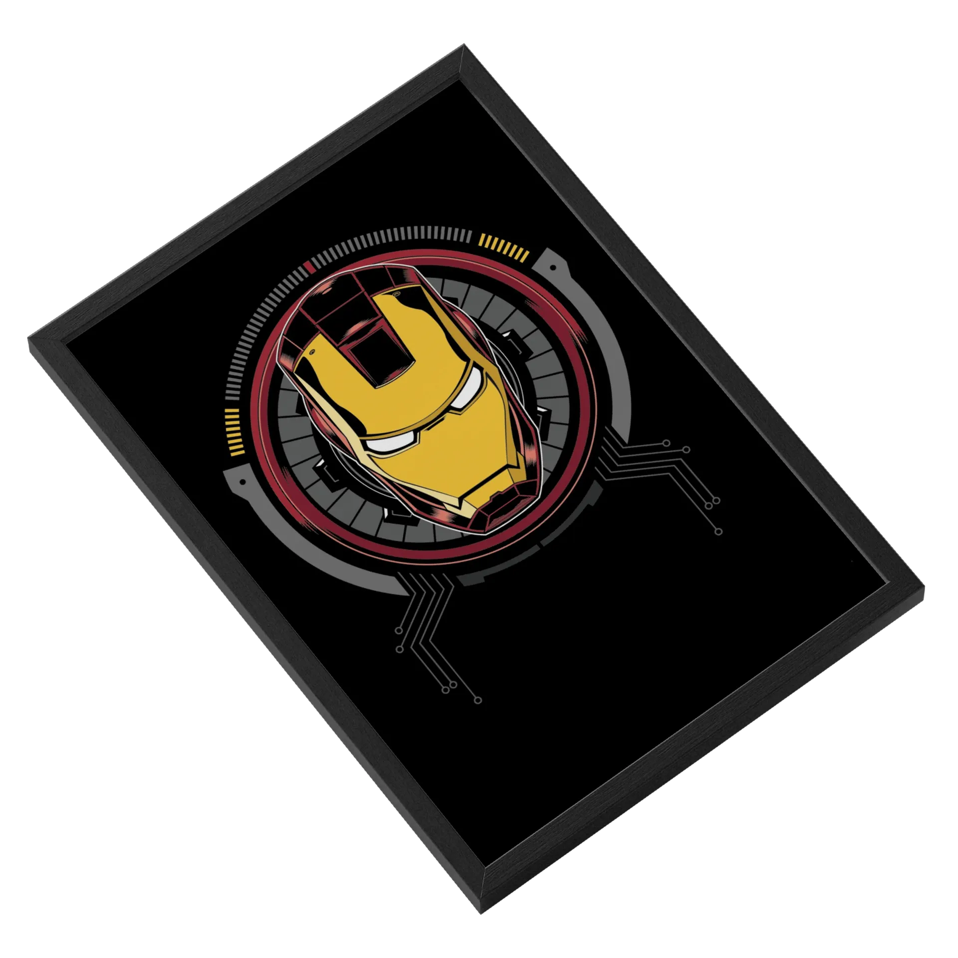 Quadro Iron Man Estilo Cartoon A3 de gnnewgame