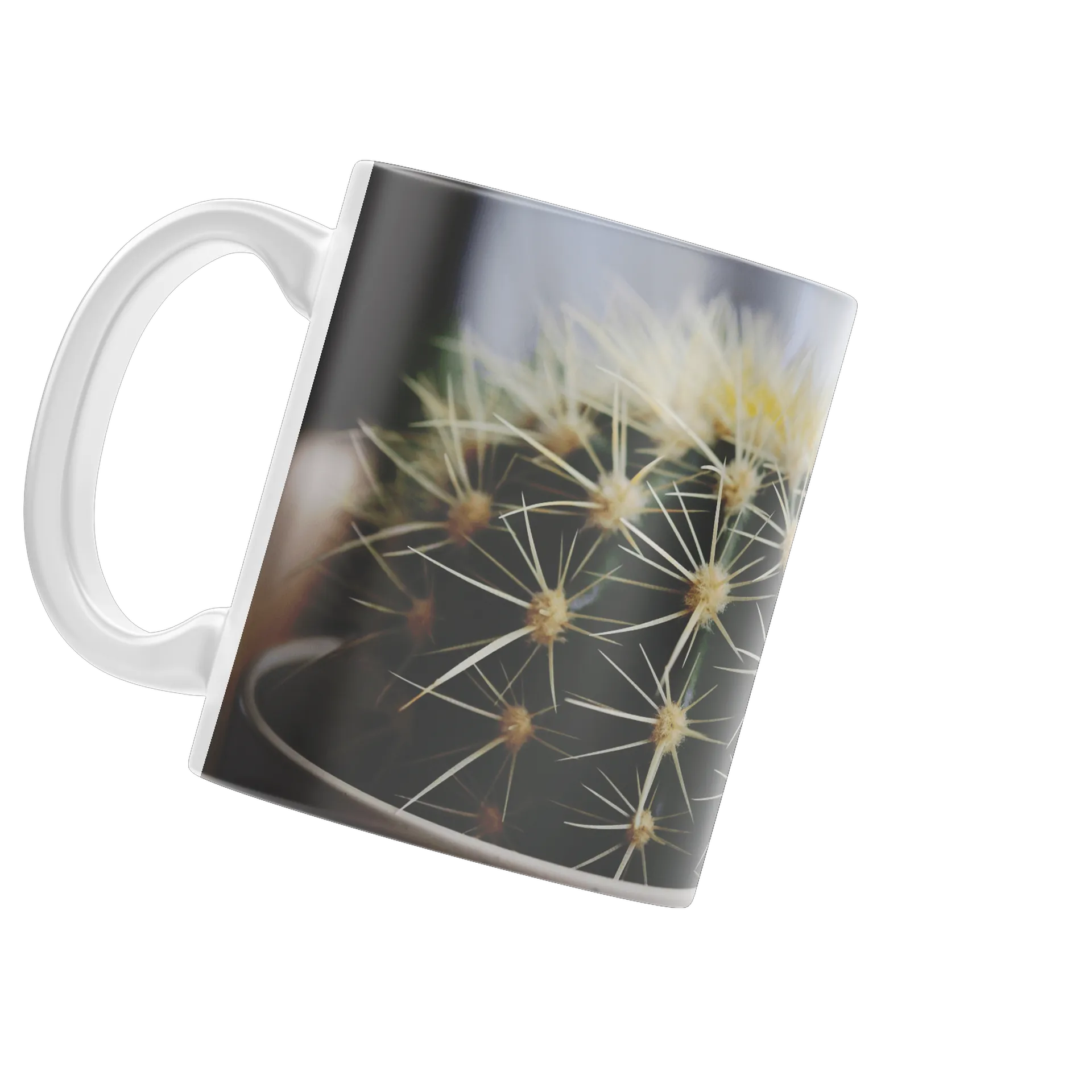 Caneca Porcelana Cacto Verde 325ml - Imagem 4