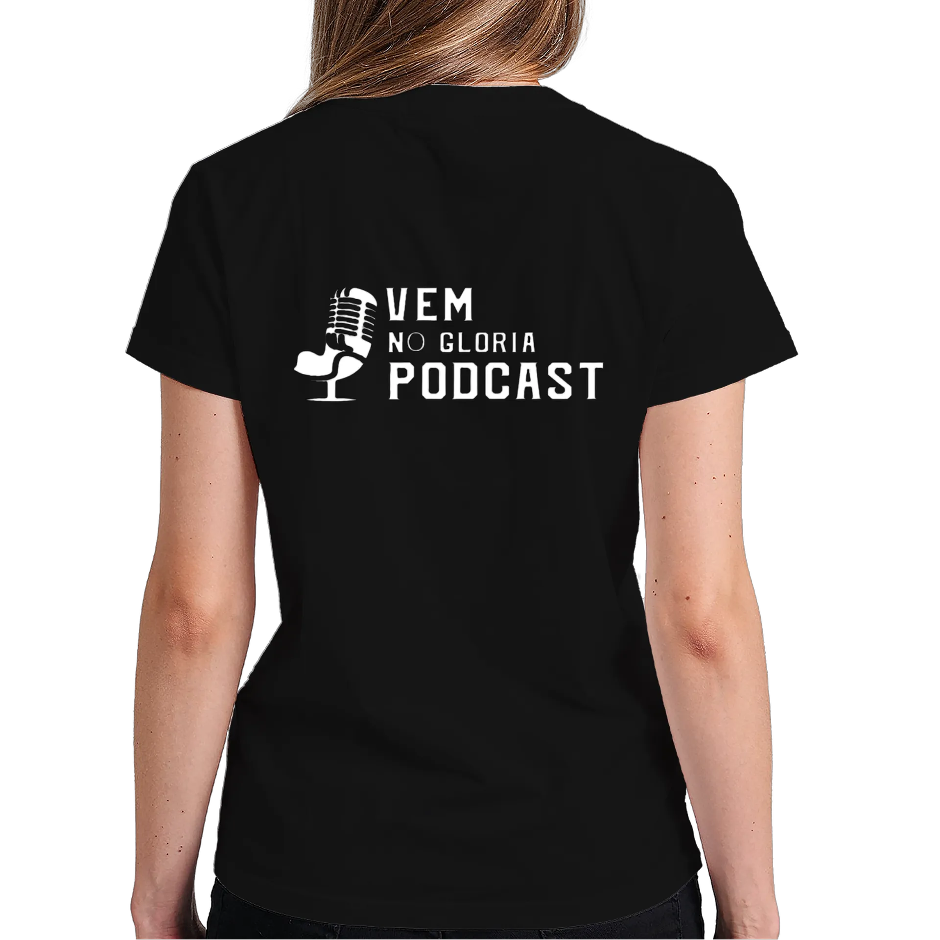 Camiseta personalizada de Vem no Glória podcast  — imagem 5 de 6