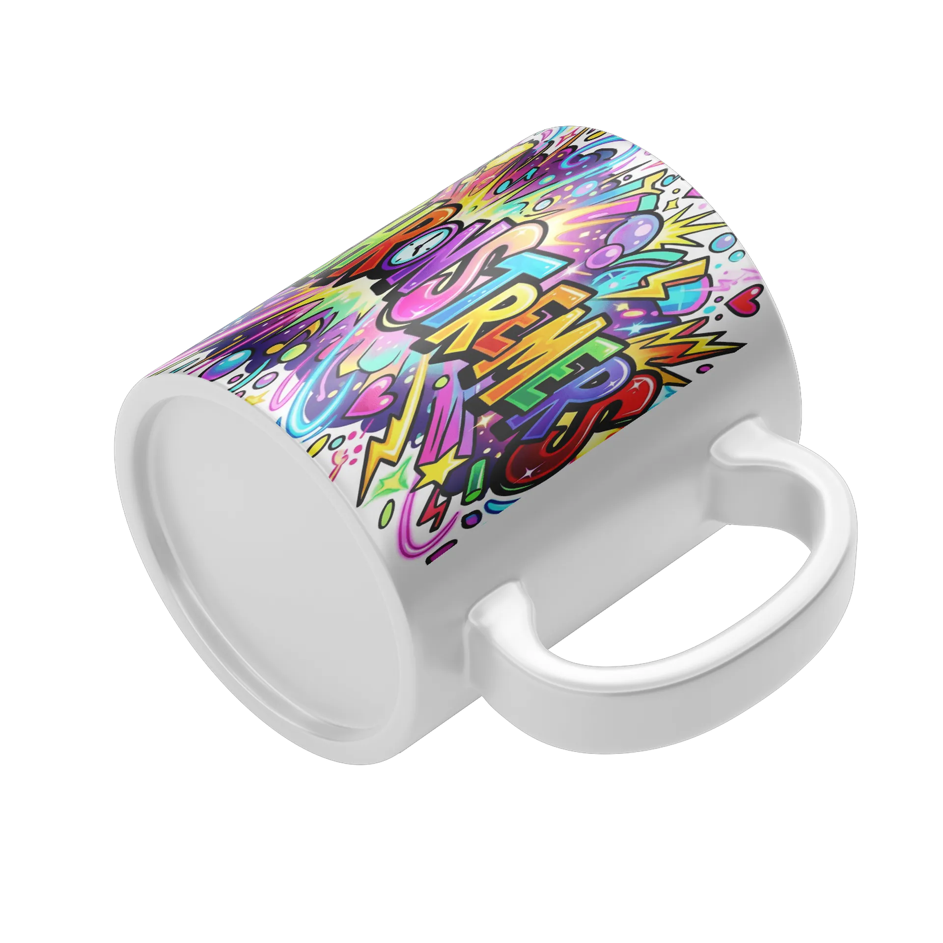 Caneca Estampa Tipográfica Nay Chon Streamers 325ml - Imagem 4