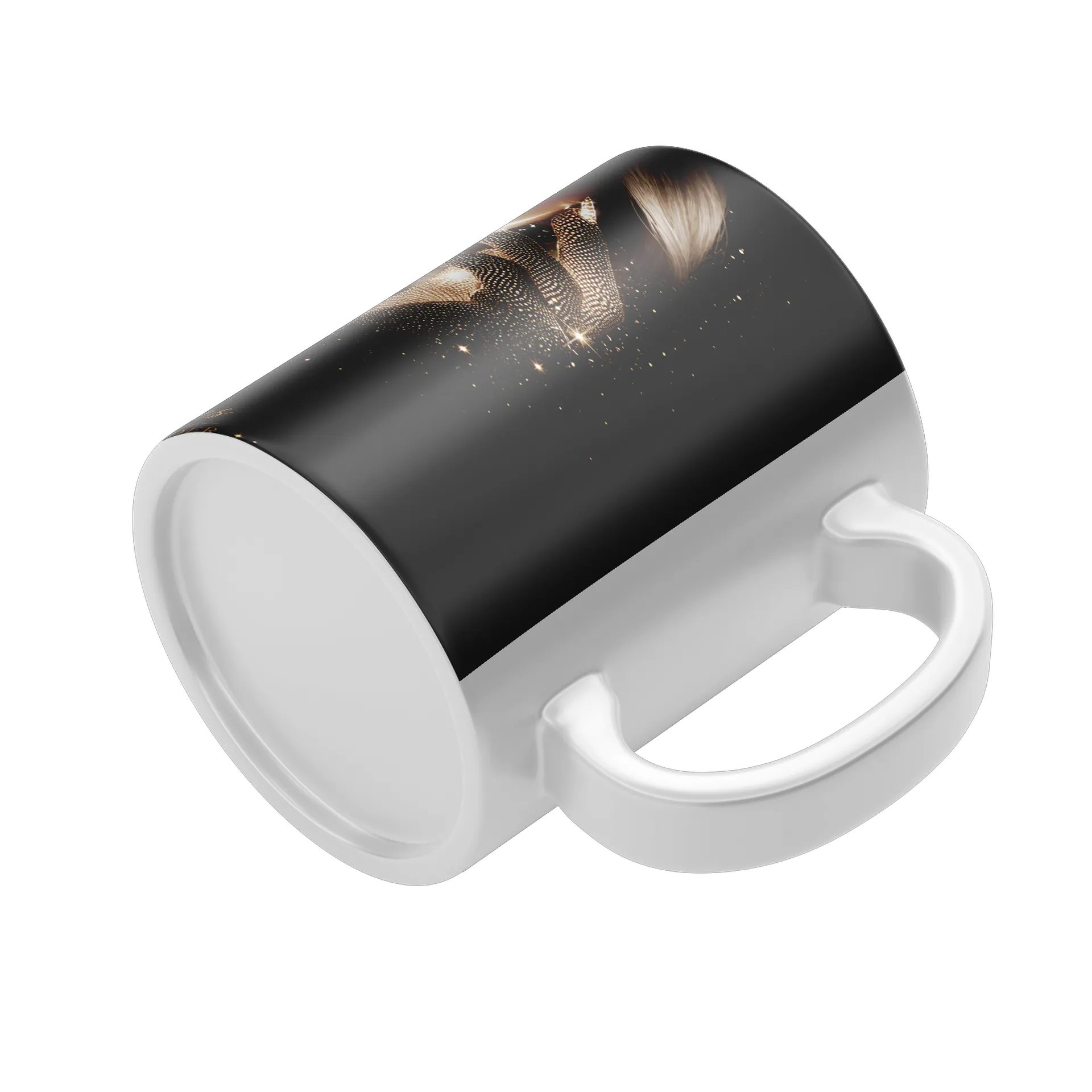 Caneca Porcelana Lux Ouro com Nome LM Collection 325ml - Imagem 5