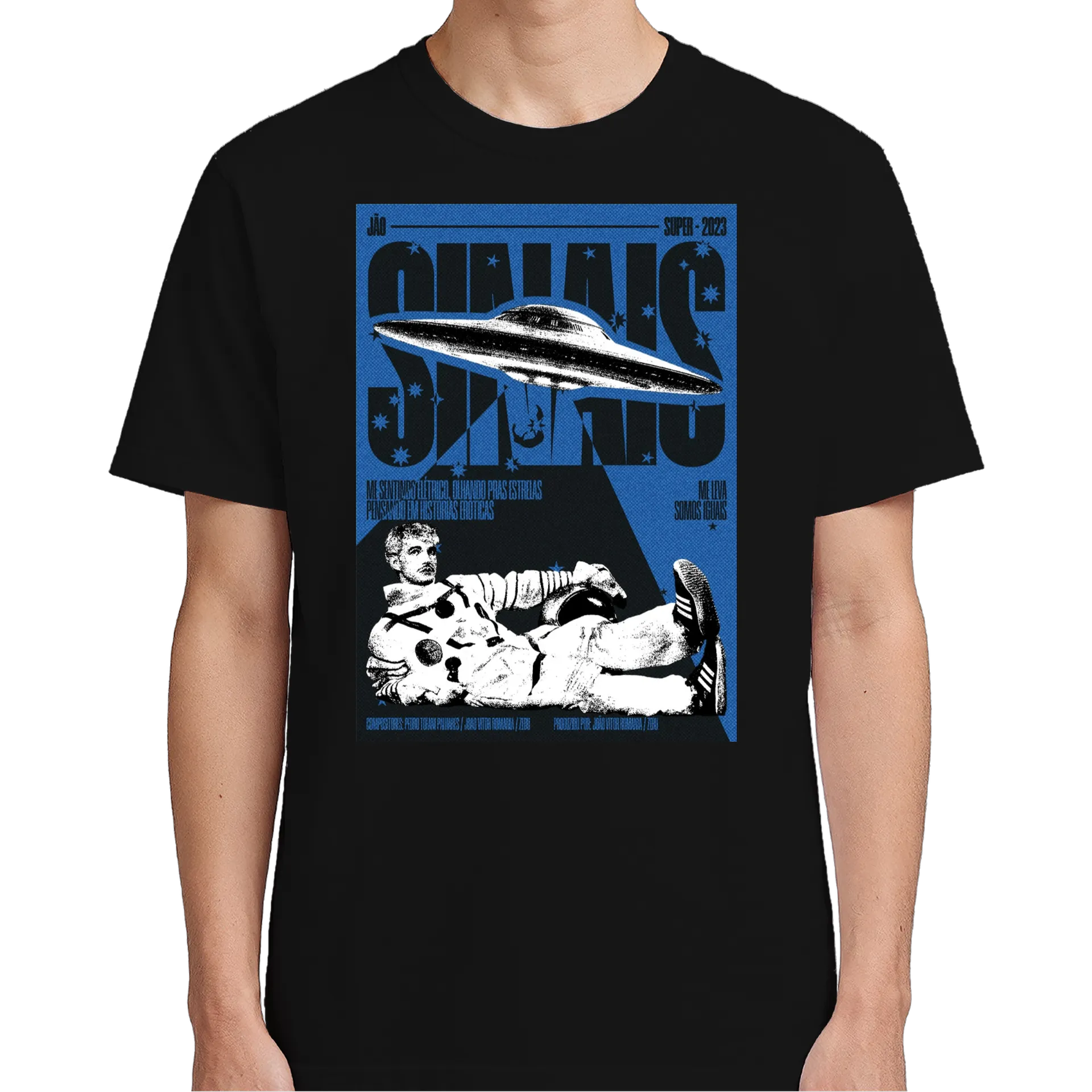 Camiseta Disco Voador e Estampa Retrô 100% Algodão de Cuppira — imagem 4 de 6