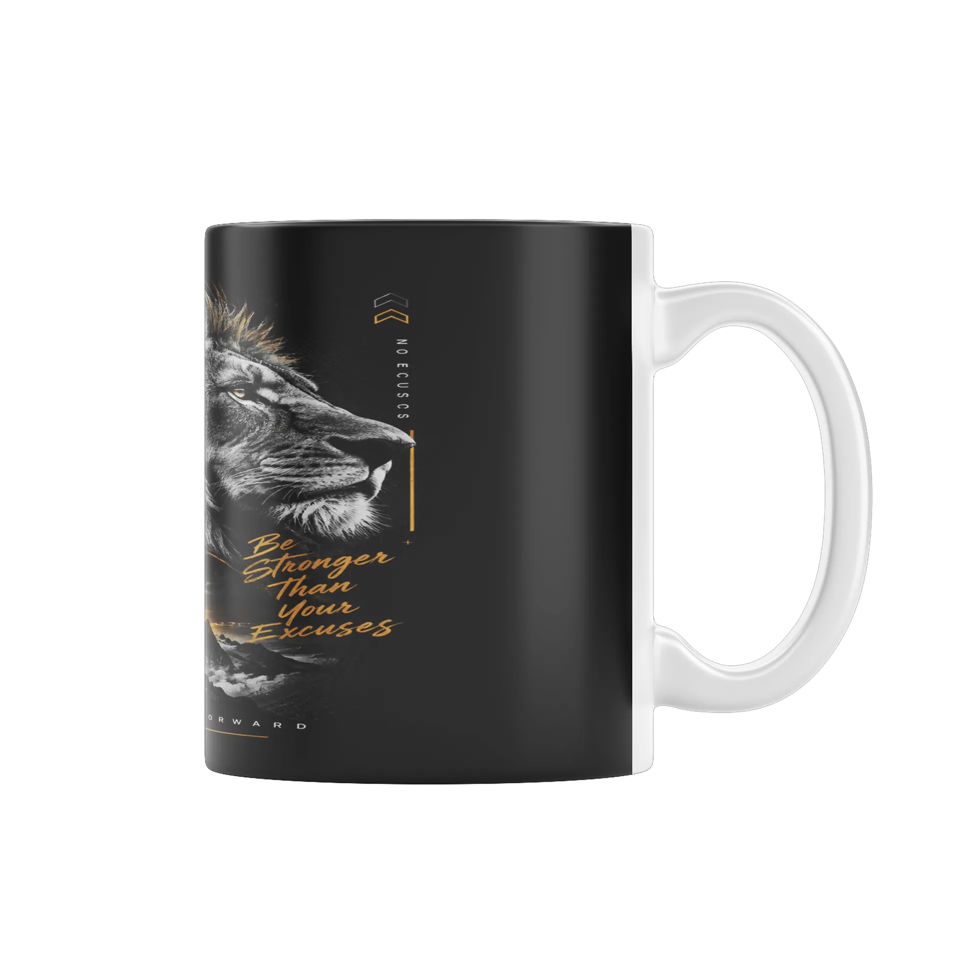Caneca Porcelana Lion Focus 325ml de RizioShop — imagem 1 de 4