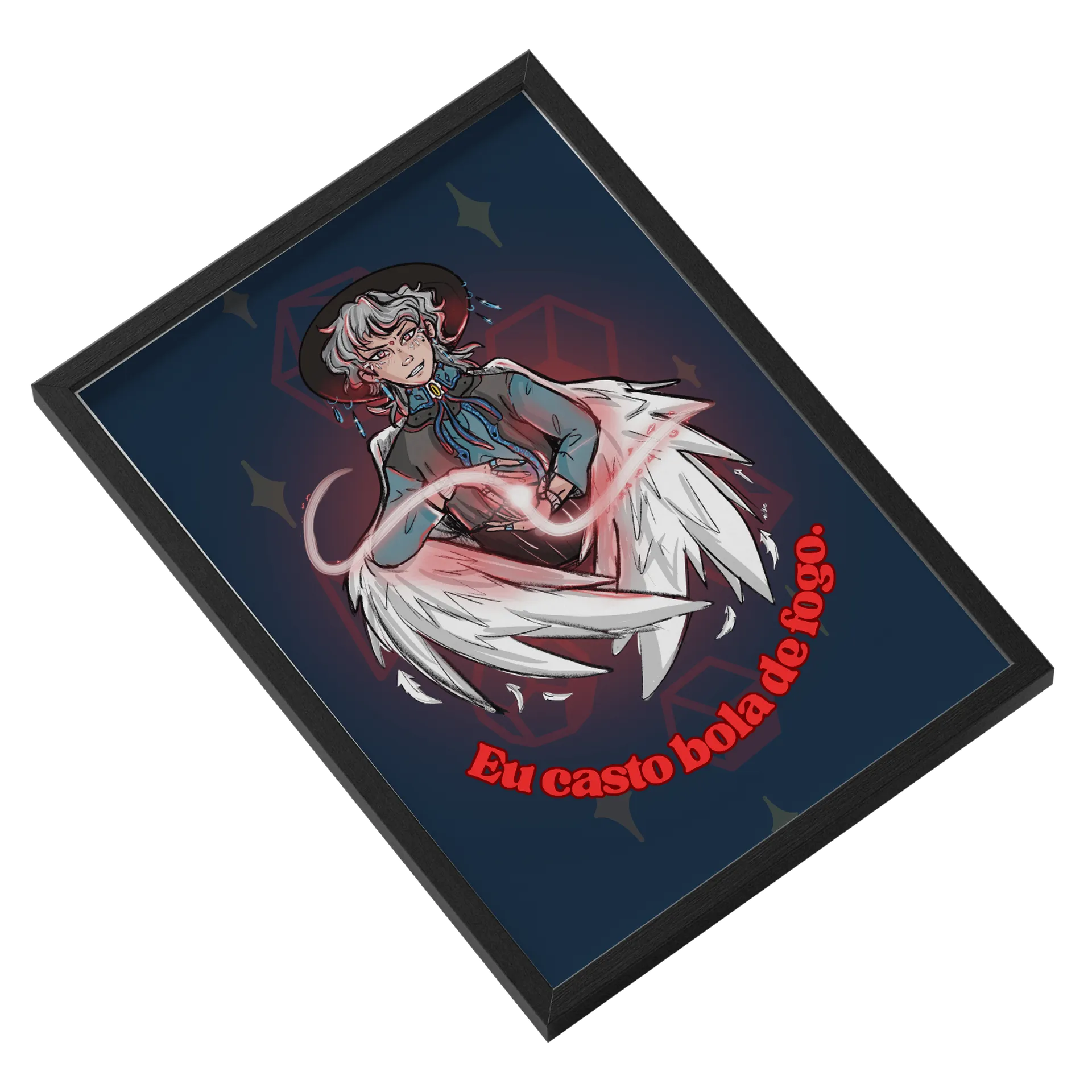 Quadro EU CASTO BOLA DE FOGO (A3) - Imagem 2
