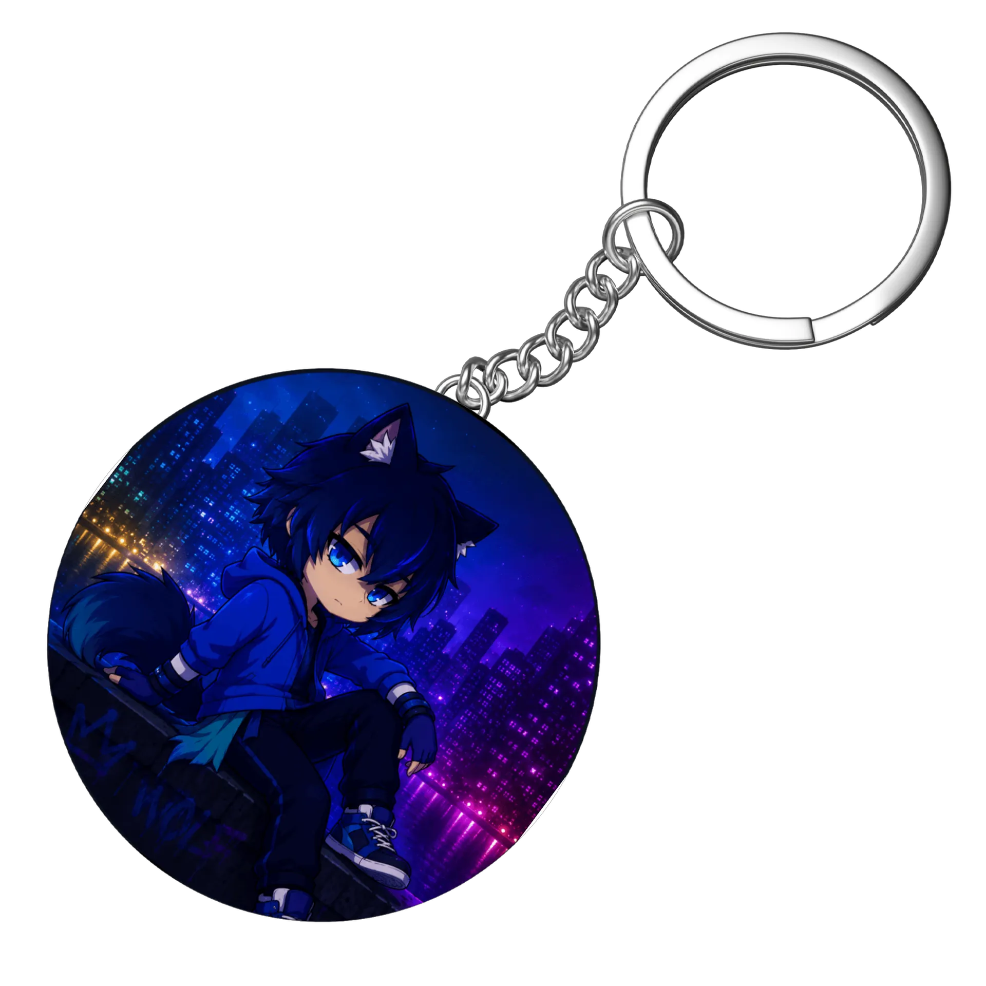 Chaveiro personalizado de Aoi Nightguard  — imagem 3 de 3