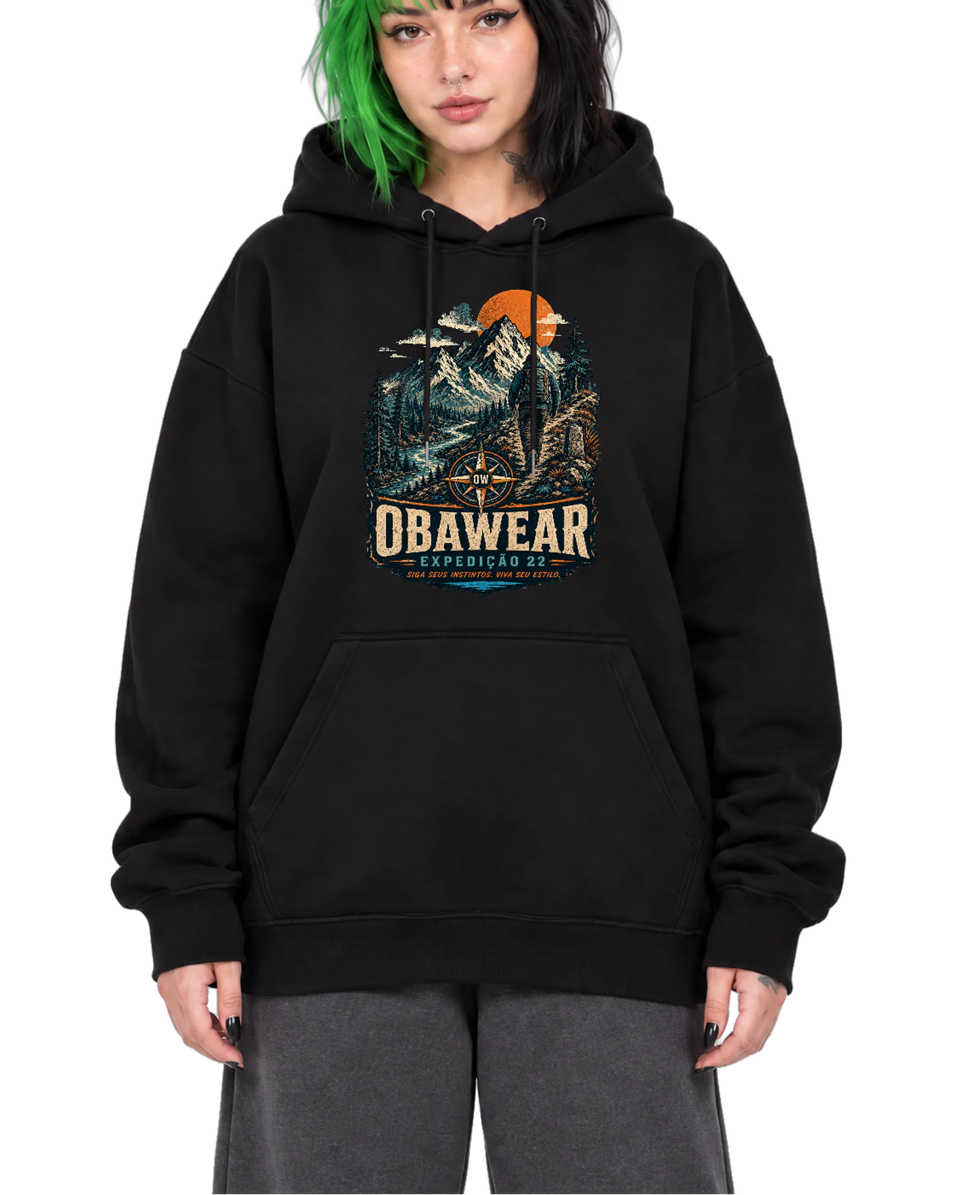Blusa de moletom OBAWEAR Expedição  - Imagem 1