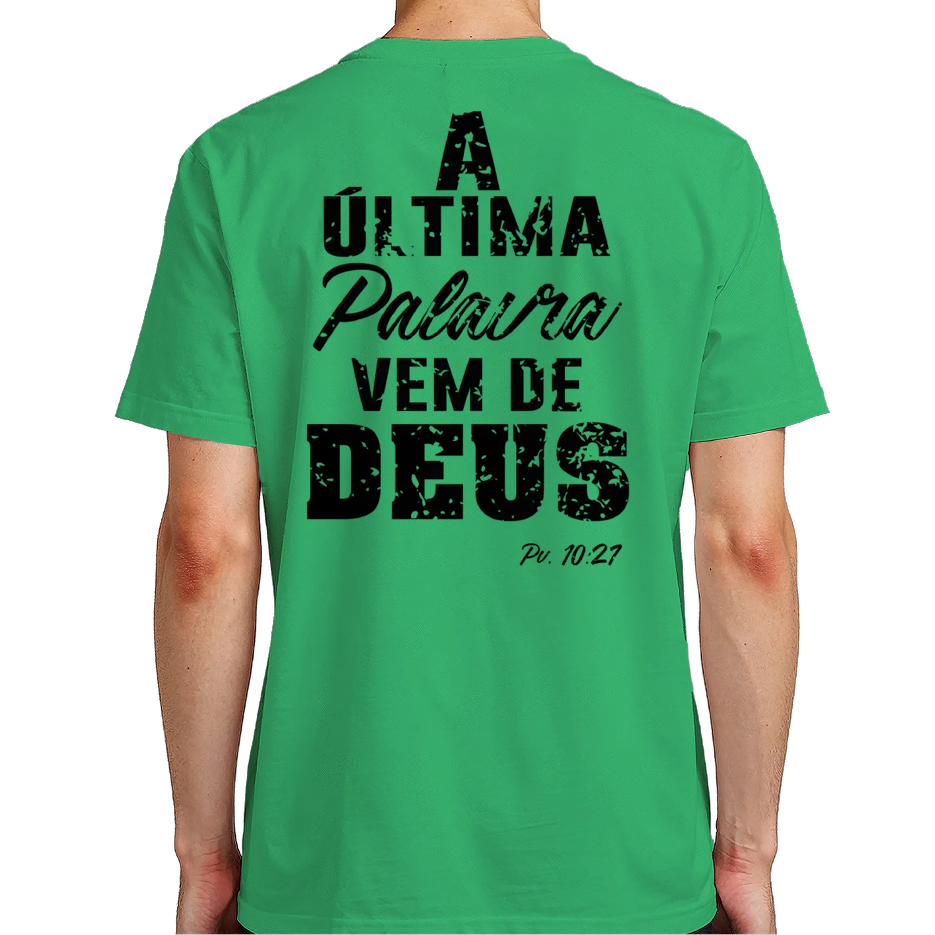 Camiseta A Última Palavra Vem de Deus100% Algodão - Imagem 6