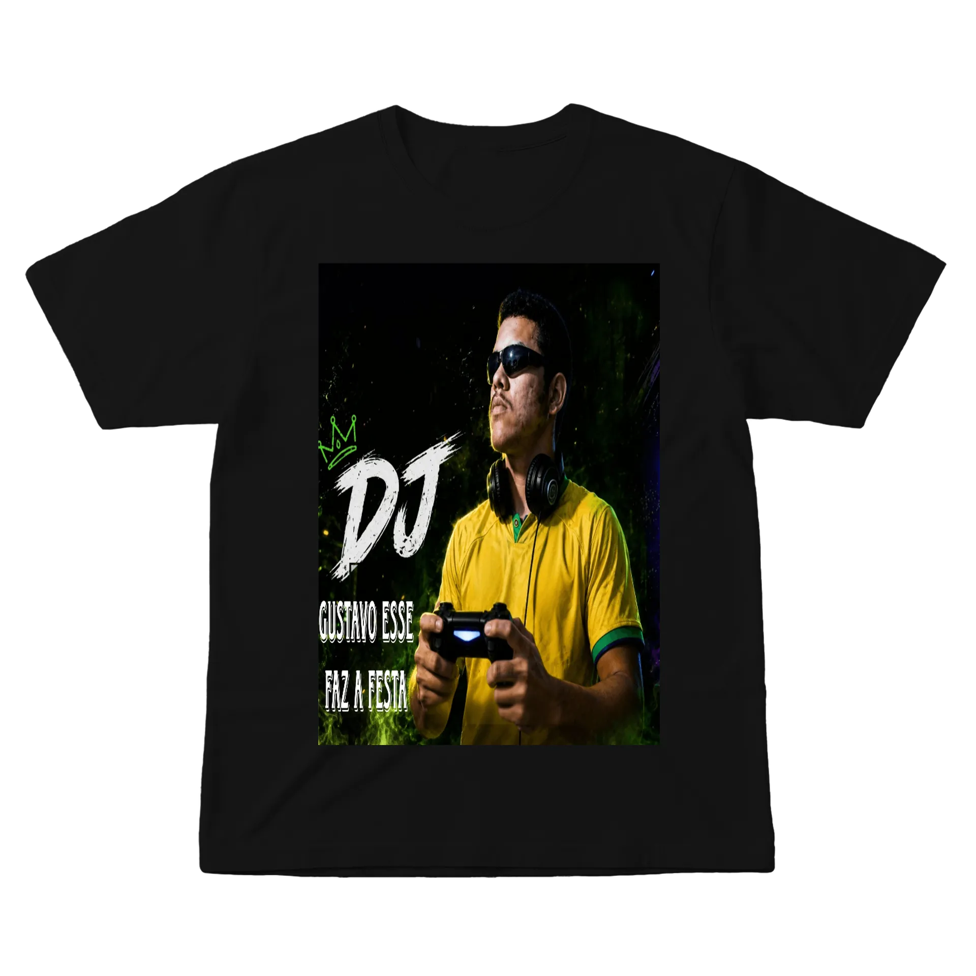 Camiseta personalizada de DJ Gustavo Esse Faz a Festa Store 🛍️ — imagem 1 de 6