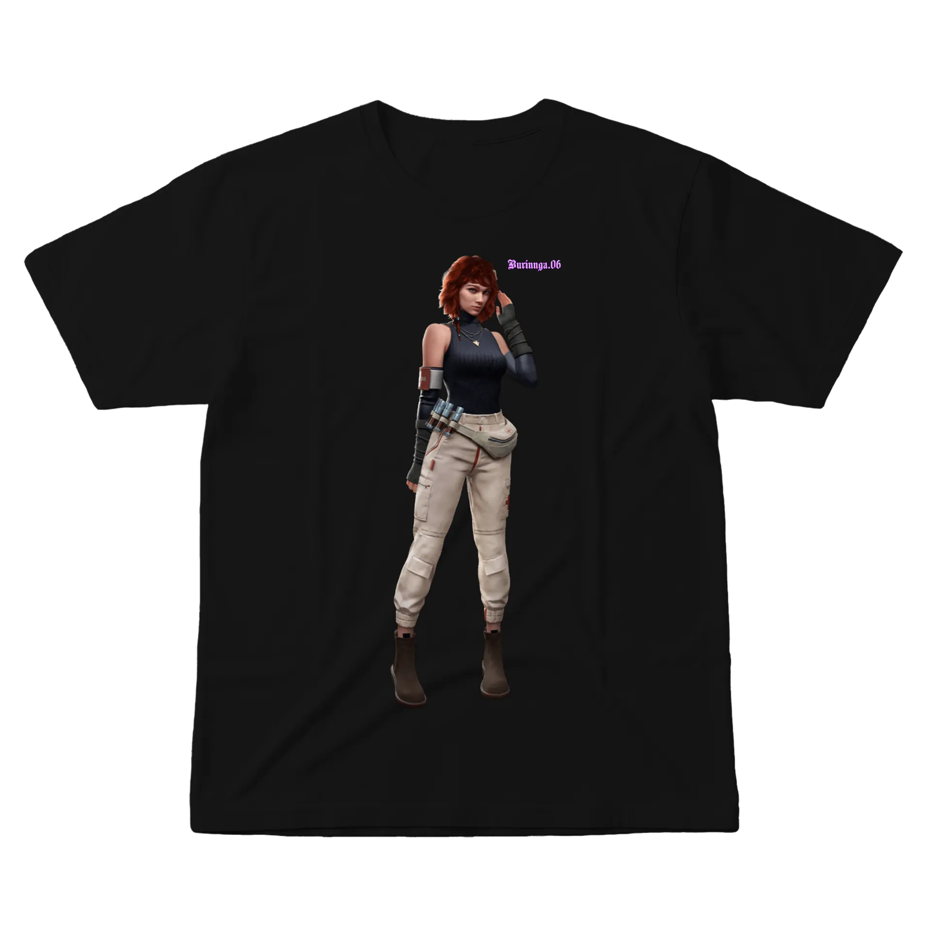 Camiseta personalizada FREE FIRE OLIVIA de Burinnga