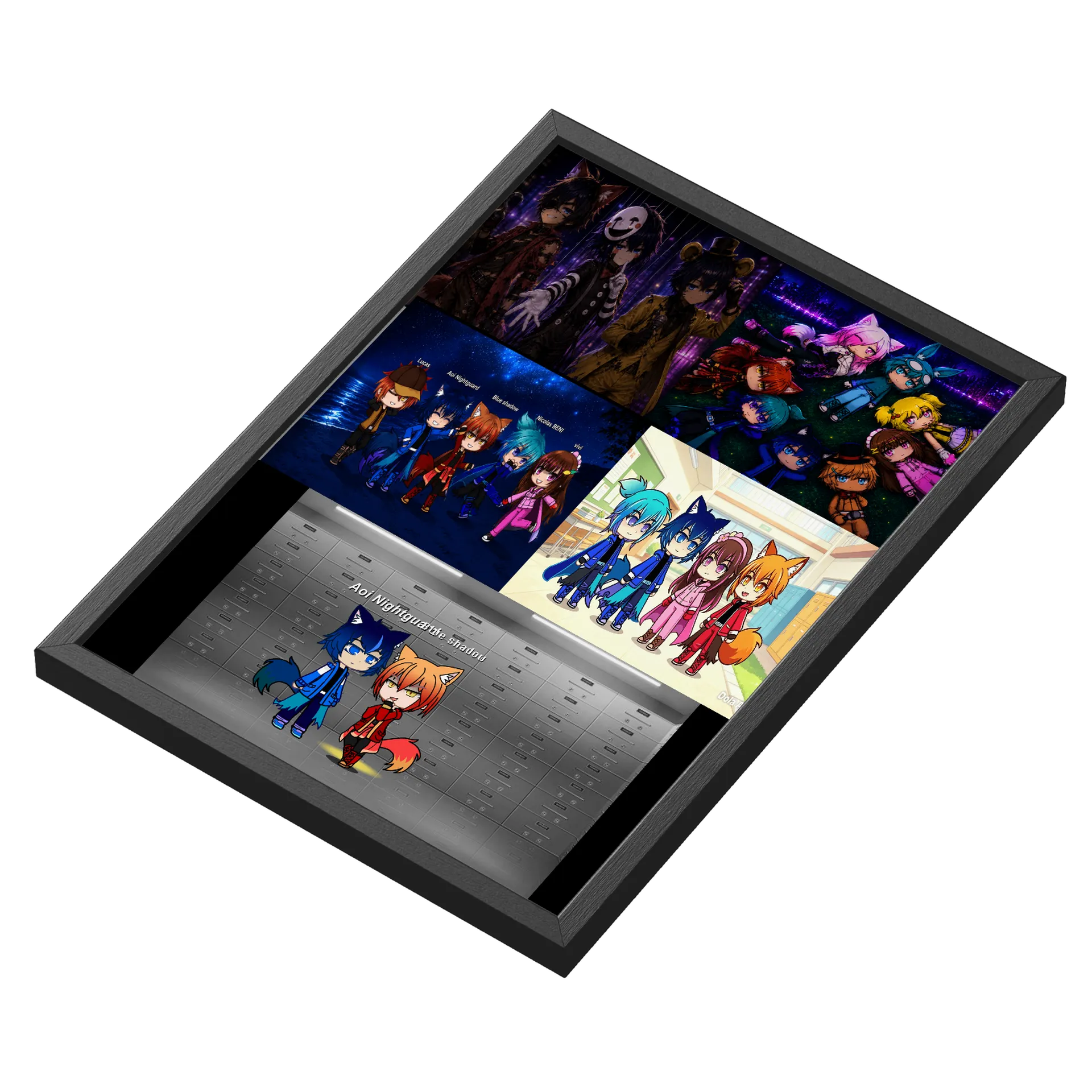 Quadro A3 personalizado Com Vidro de Aoi Nightguard  — imagem 3 de 3