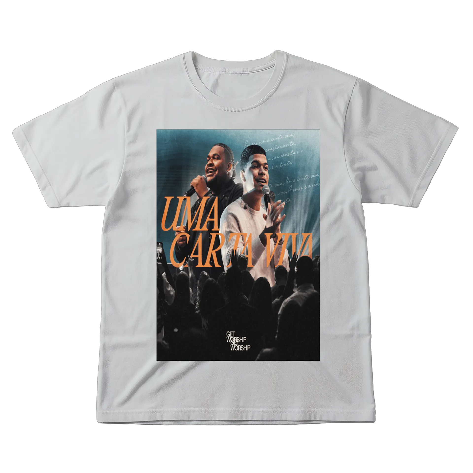 Camiseta Carta Viva 100% Algodão - Imagem 1