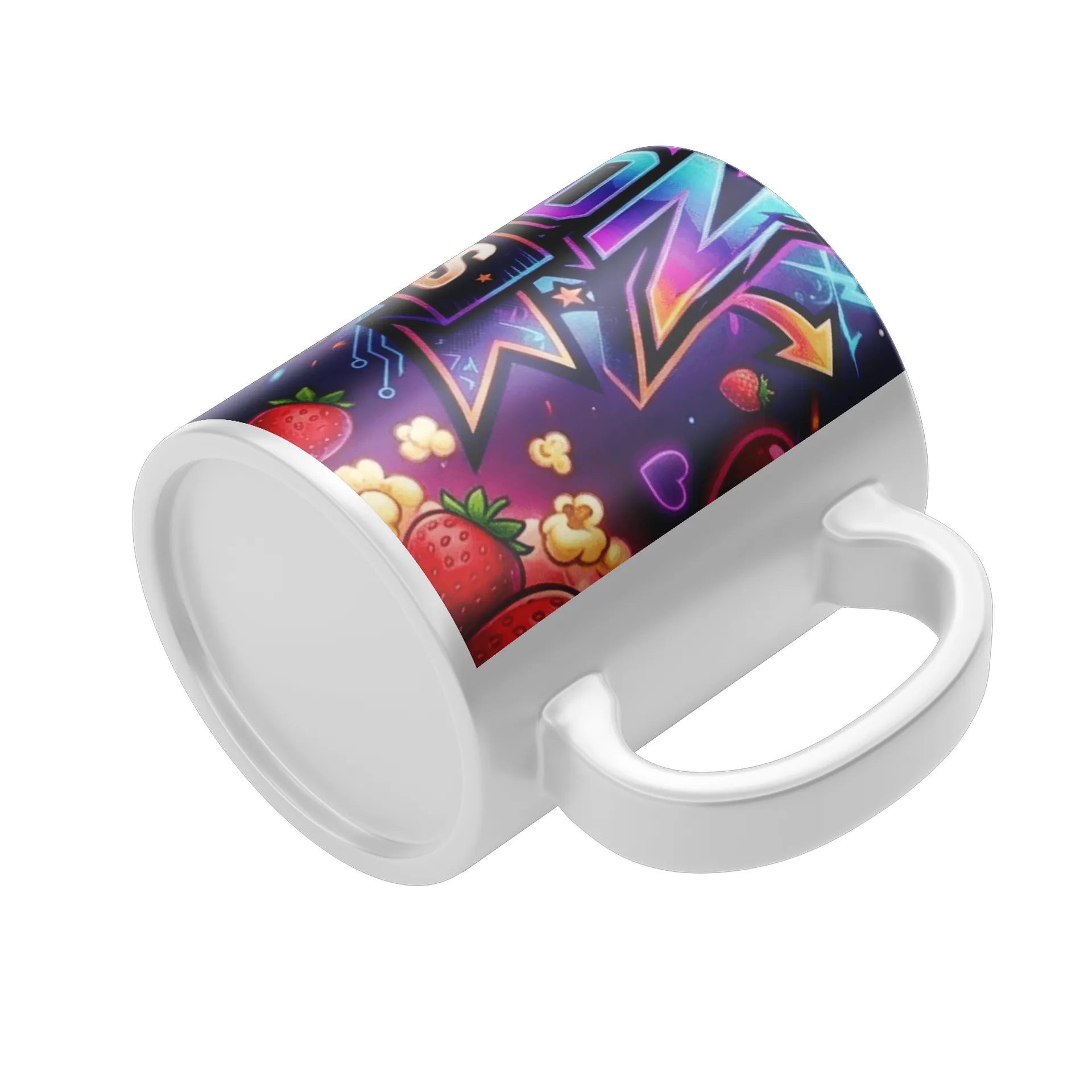 Caneca Tipográfica NaychronStreamers Colorida 325ml - Imagem 4