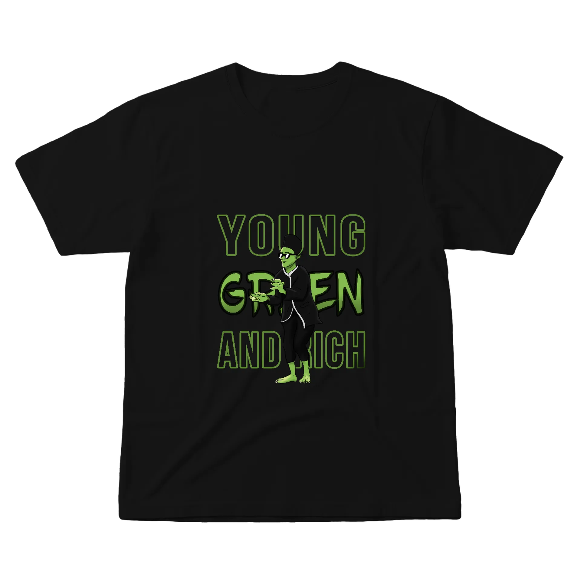Camiseta Young Green Rich 100% Algodão - Imagem 1