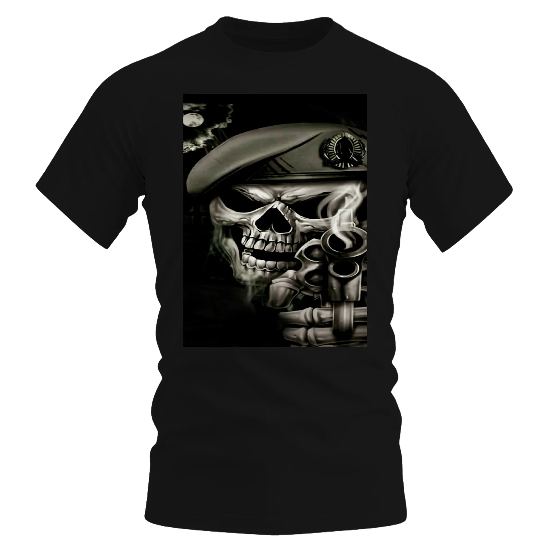 Camiseta Dry Fit Caveira Militar Estampada 100% Polyester de @oficialDavidBlack