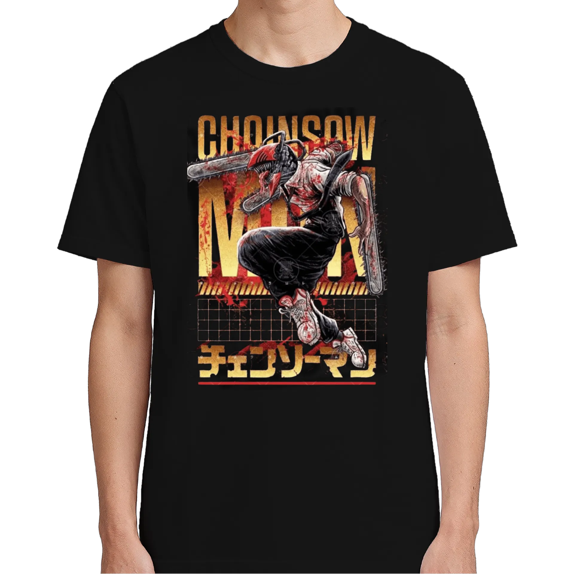 Camiseta personalizada Chainsaw Man ou Denji transformado - Imagem 5