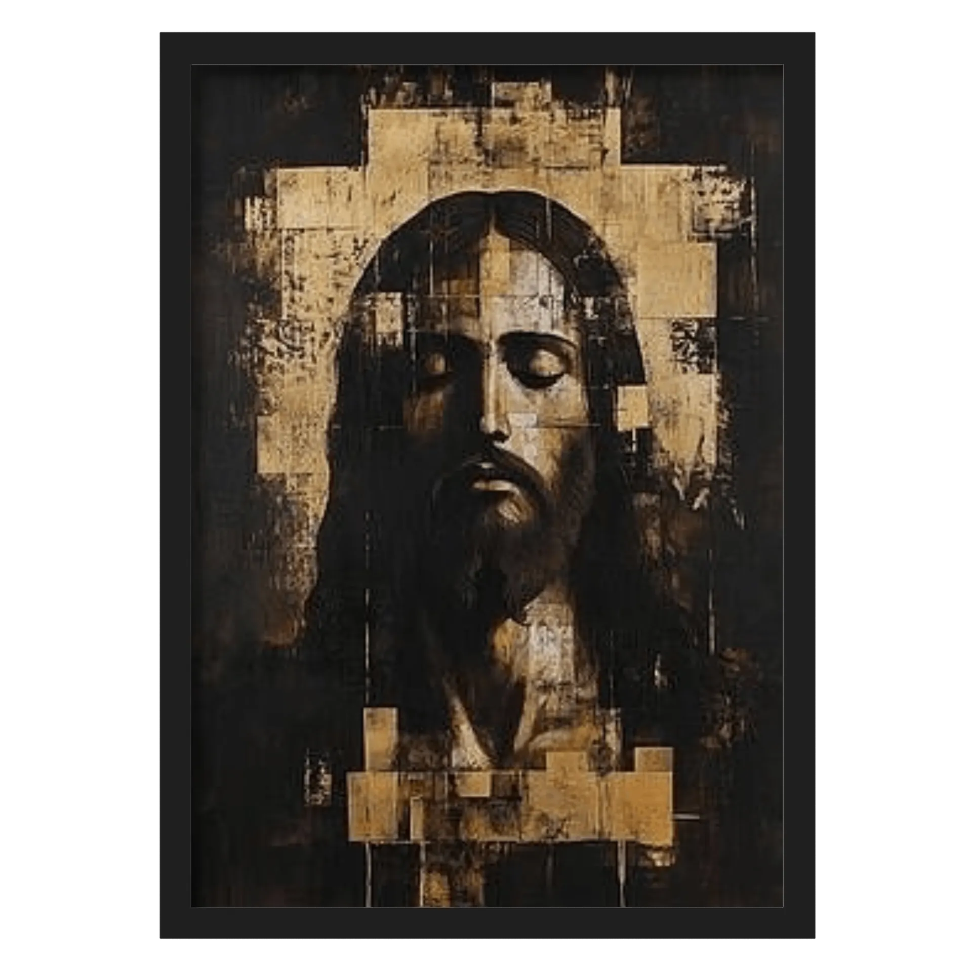 Quadro A3 Face de Cristo de Arte Católica — imagem 1 de 3
