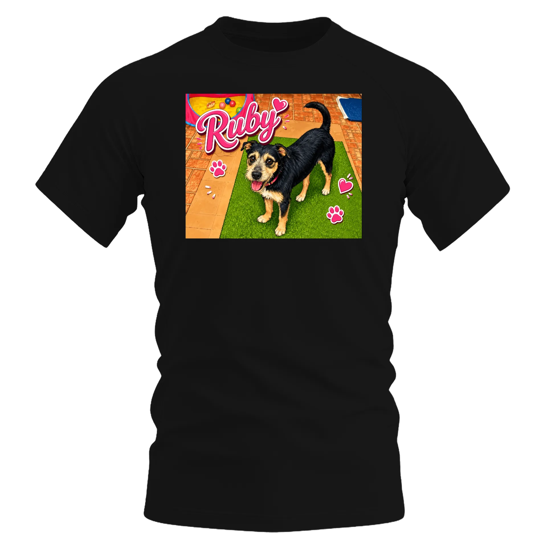 Camiseta DryFit doghappy2 ruby - Imagem 1
