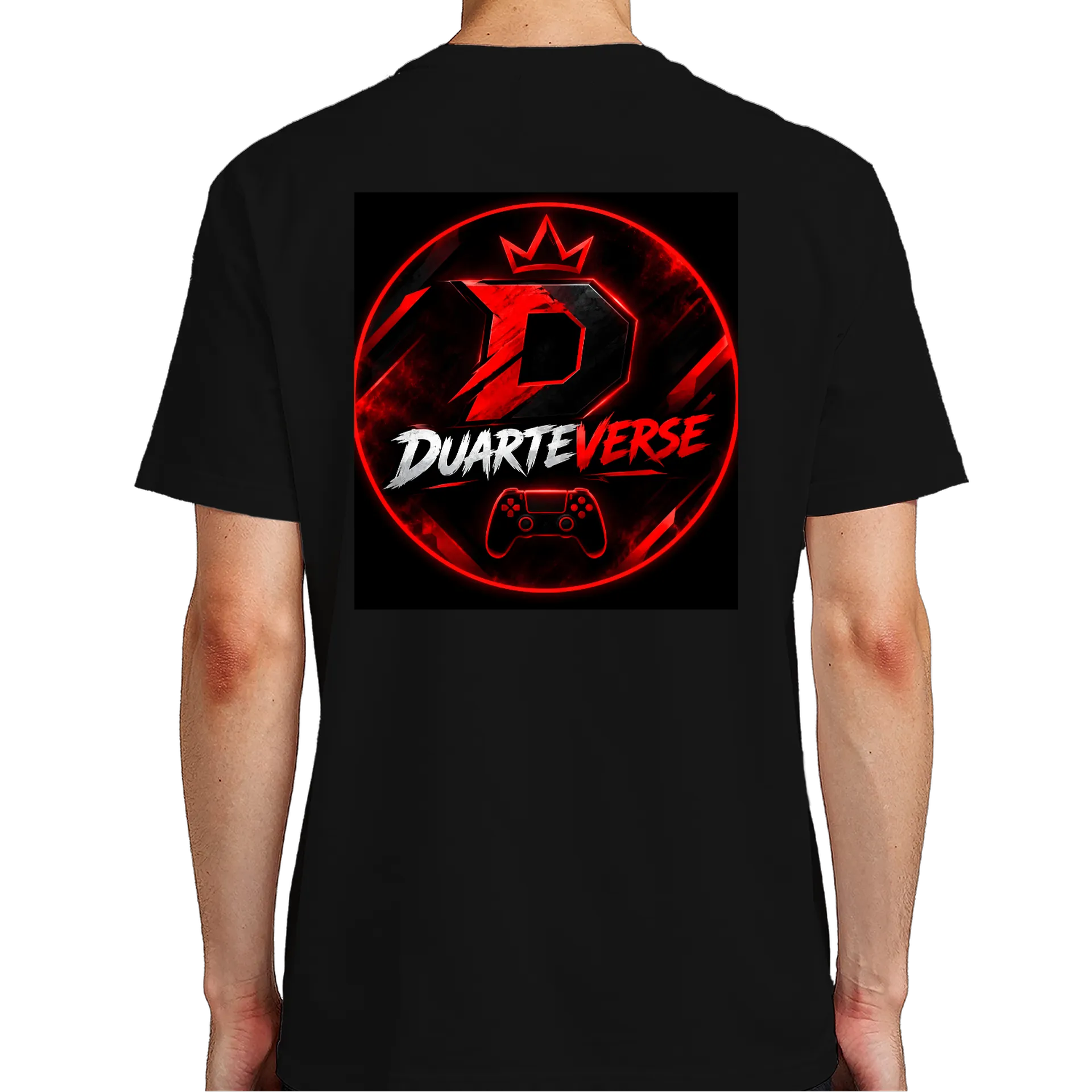 Camiseta Duarteverse 100% Algodão Preto de Guilherme Duarte  — imagem 6 de 6