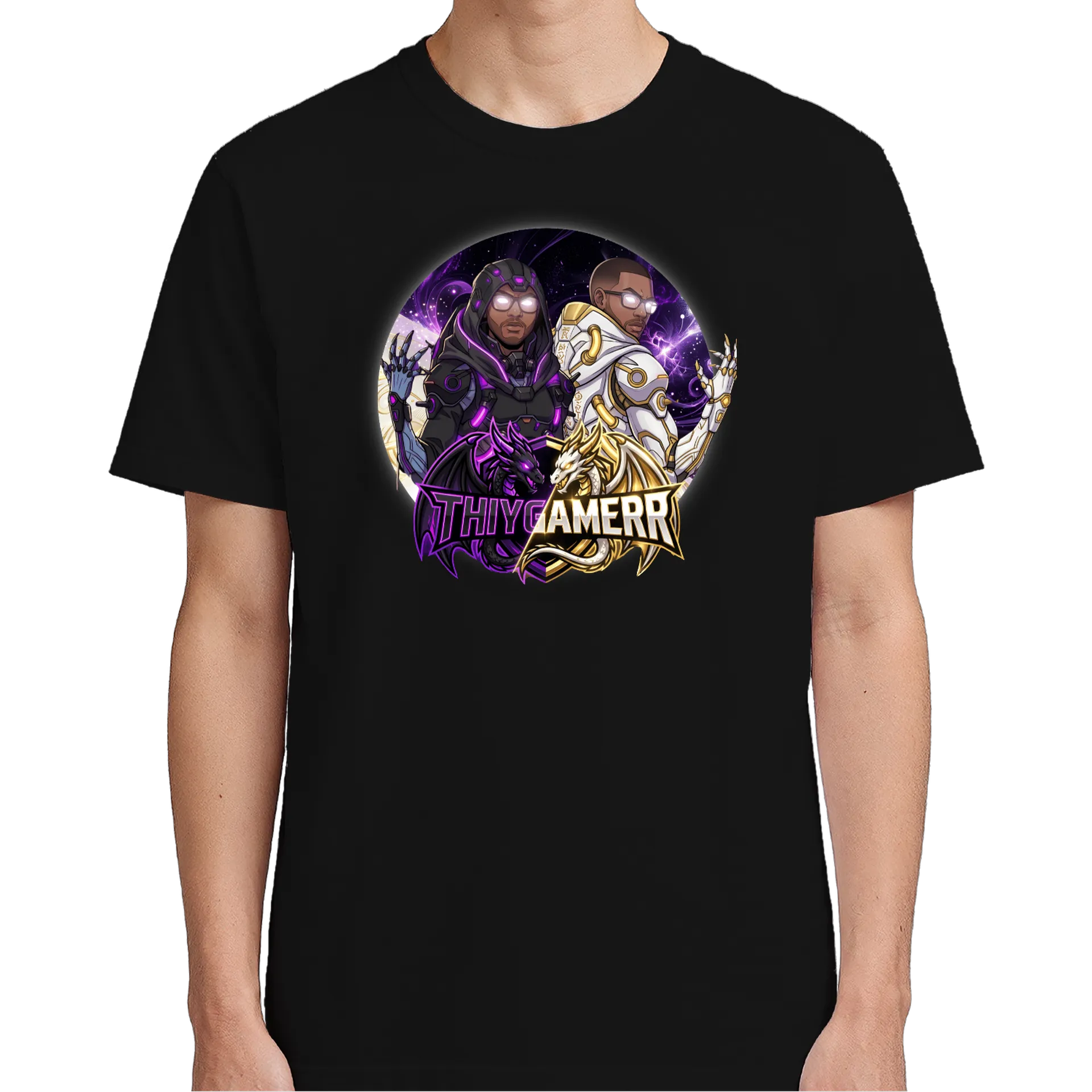 Camiseta Personalizada Preto 100% Algodão - Imagem 5