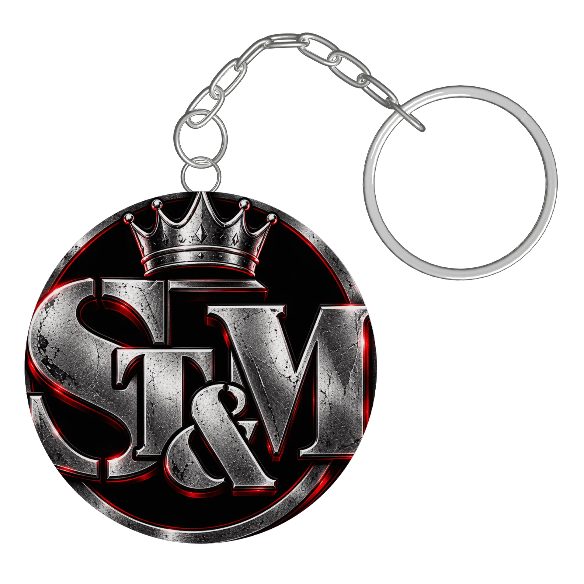 Chaveiro MDF Logo STM 125 5x5cm Gráficos Metalizados - Imagem 2