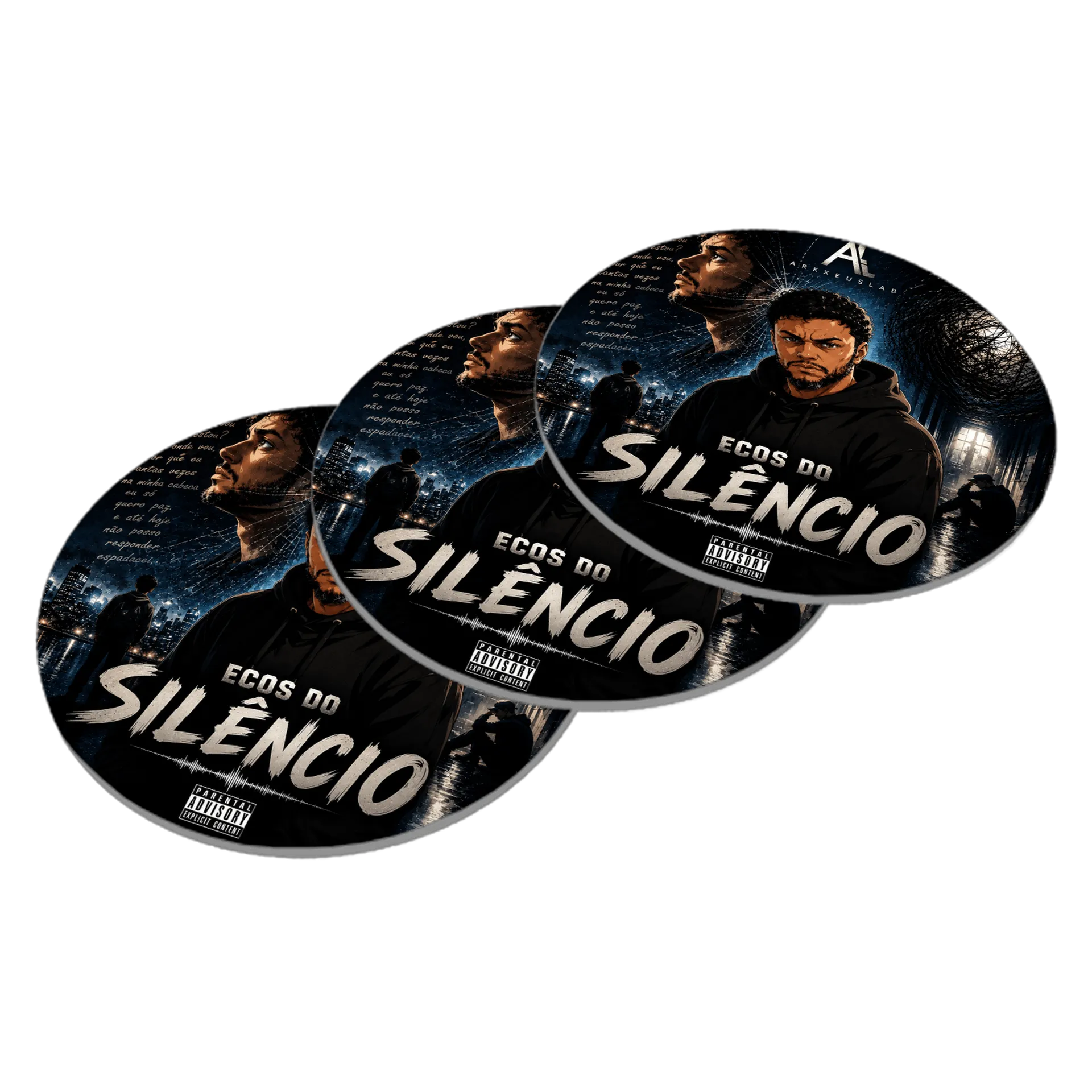 Porta-copos personalizado Ecos do Silêncio - Imagem 2