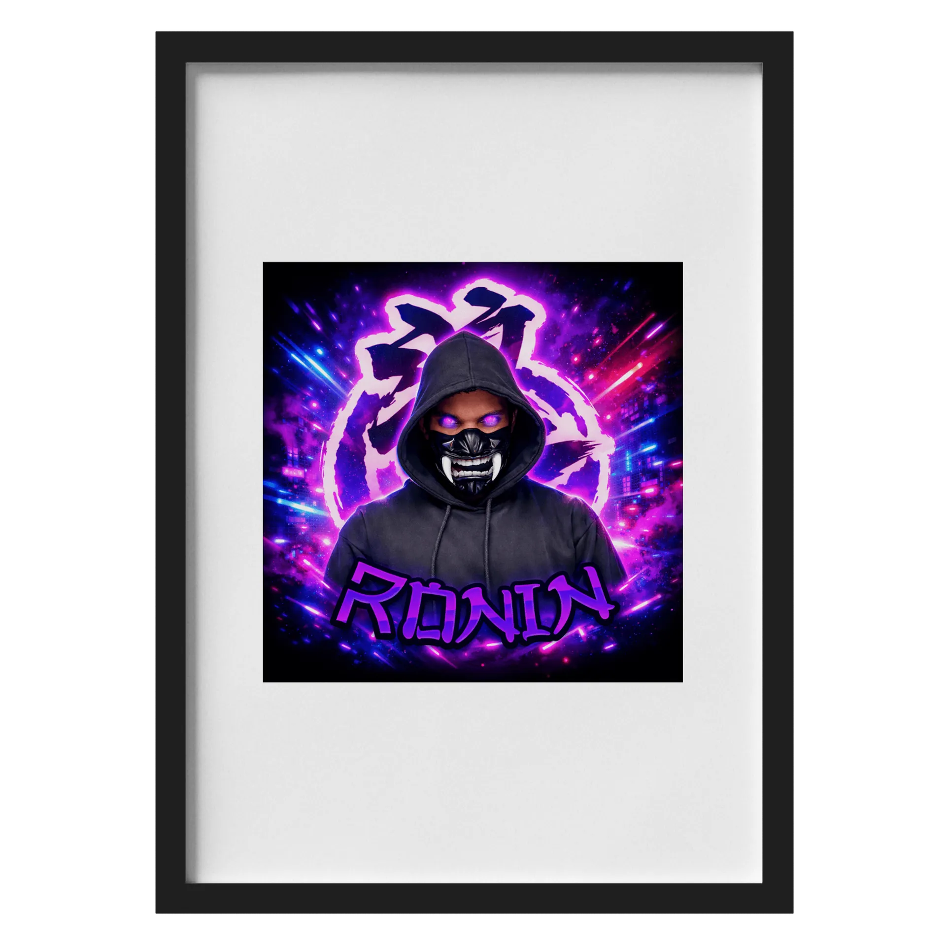 Ronin” – Arte Gamer Estilo Samurai Urbano  Descrição: - Imagem 1