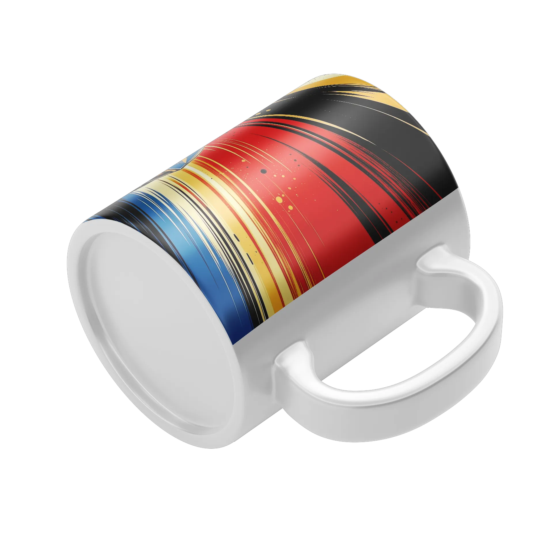 Caneca Porcelana Carro Rápido 325ml - Imagem 4